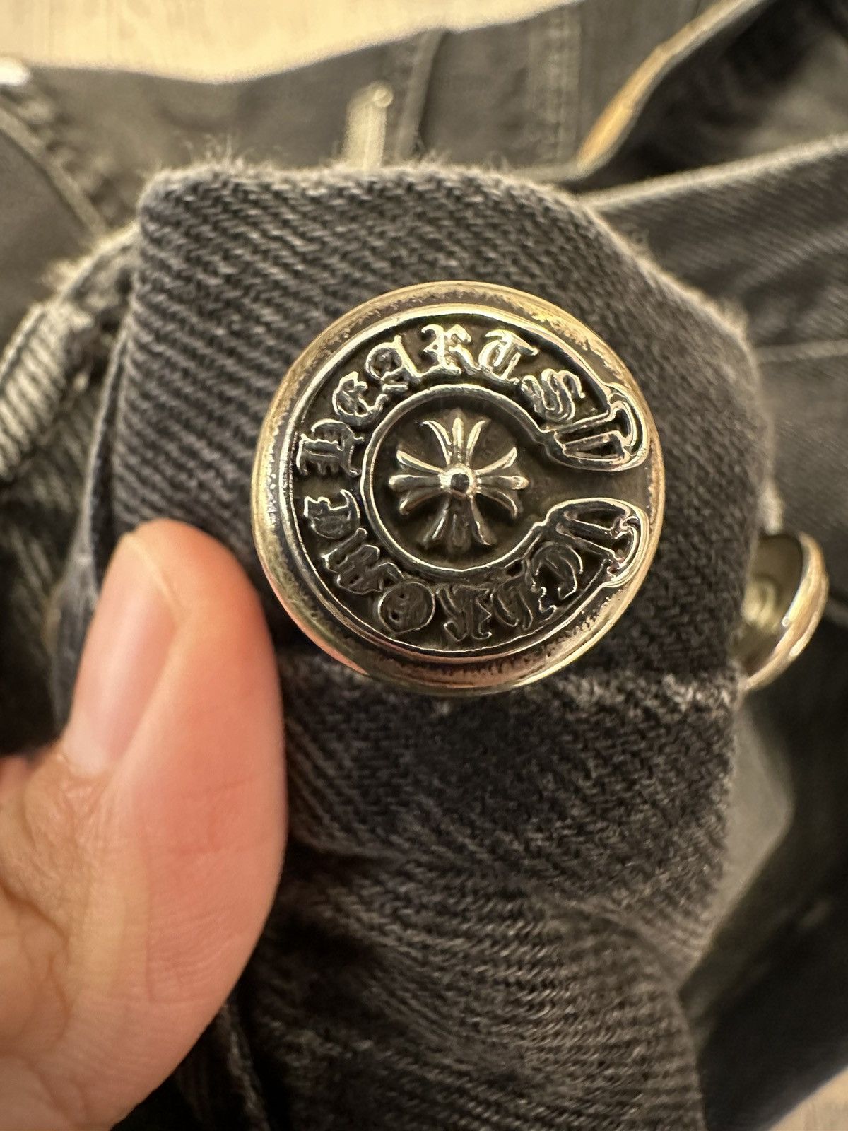 Chrome Hearts 🔥Chrome Hearts 1of1 Custom Jeans🔥 Size US 34 / EU 50 - 6 Thumbnail