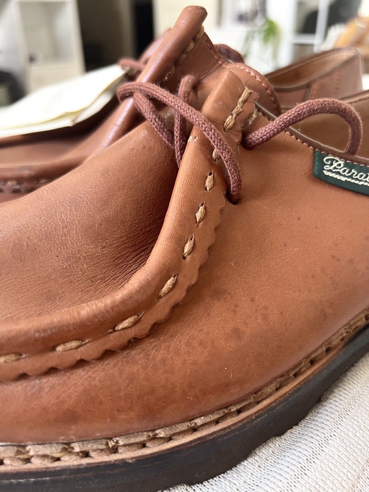 Paraboot PARABOOT MORZINE, ORIGINAL ALTERNATIVE TO THE MICHAEL COGNAC Size US 9.5 / EU 42-43 - 4 Thumbnail