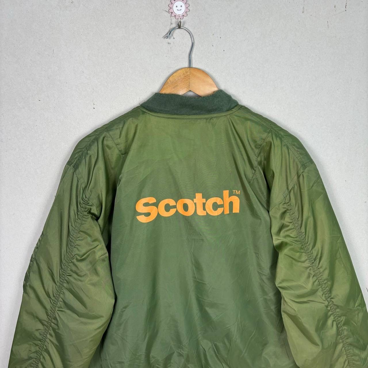 Vintage Vintage 90s SCOTCH Military Flight Bomber Jacket Size US XL / EU 56 / 4 - 4 Thumbnail