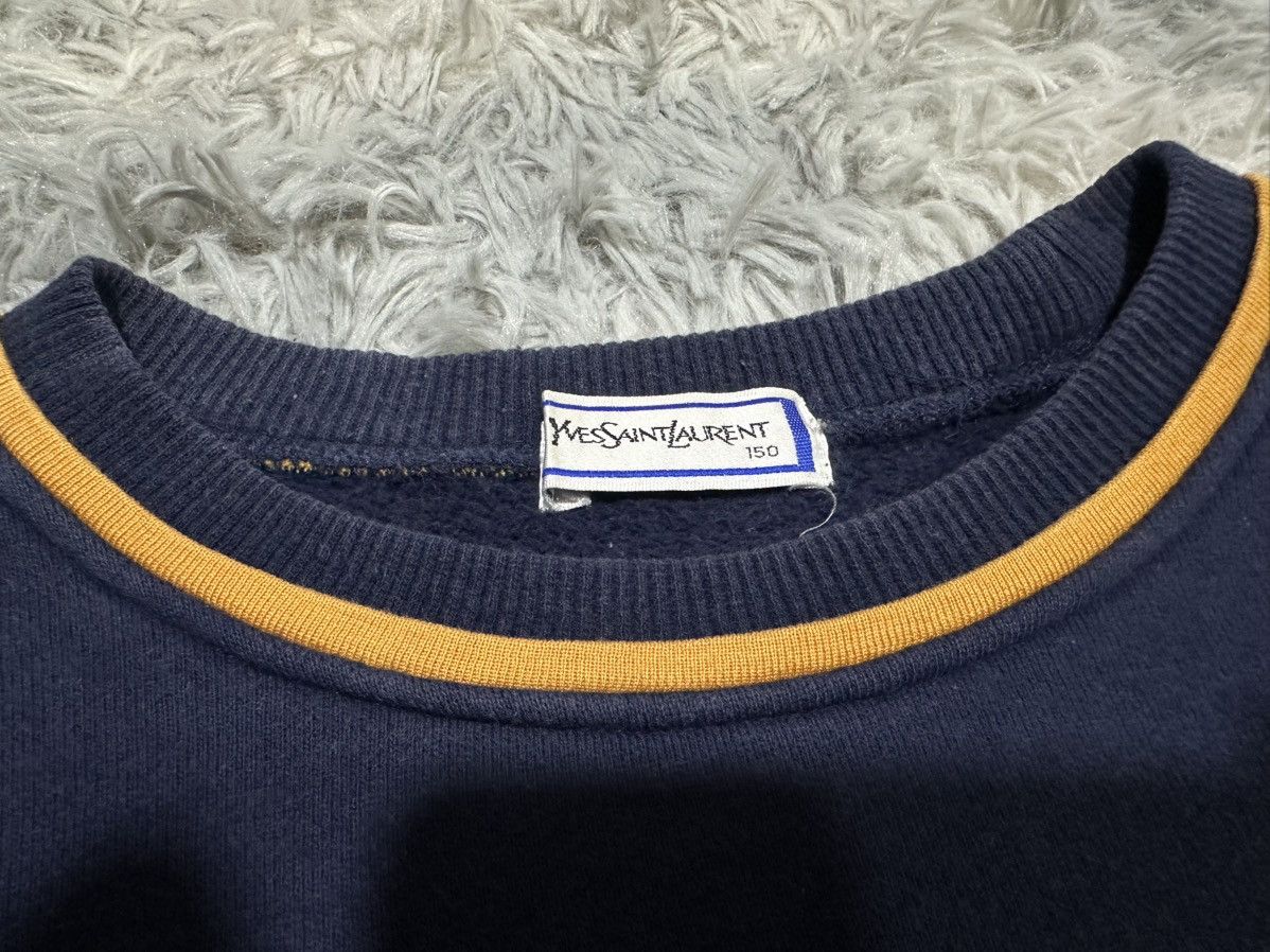 Yves Saint Laurent 🔥Vintage Yves Saint Laurent Cropped Sweater Embroidered Size US M / EU 48-50 / 2 - 4 Thumbnail