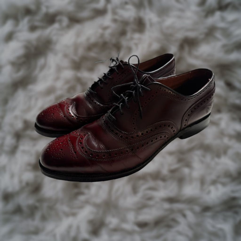 Allen Edmonds Dawson Brown Leather Derby Blucher Bicycle Dress Shoes Men Sz 13D Allen Edmonds Allen Edmonds Dawson Brown Leather Derby  main image 2