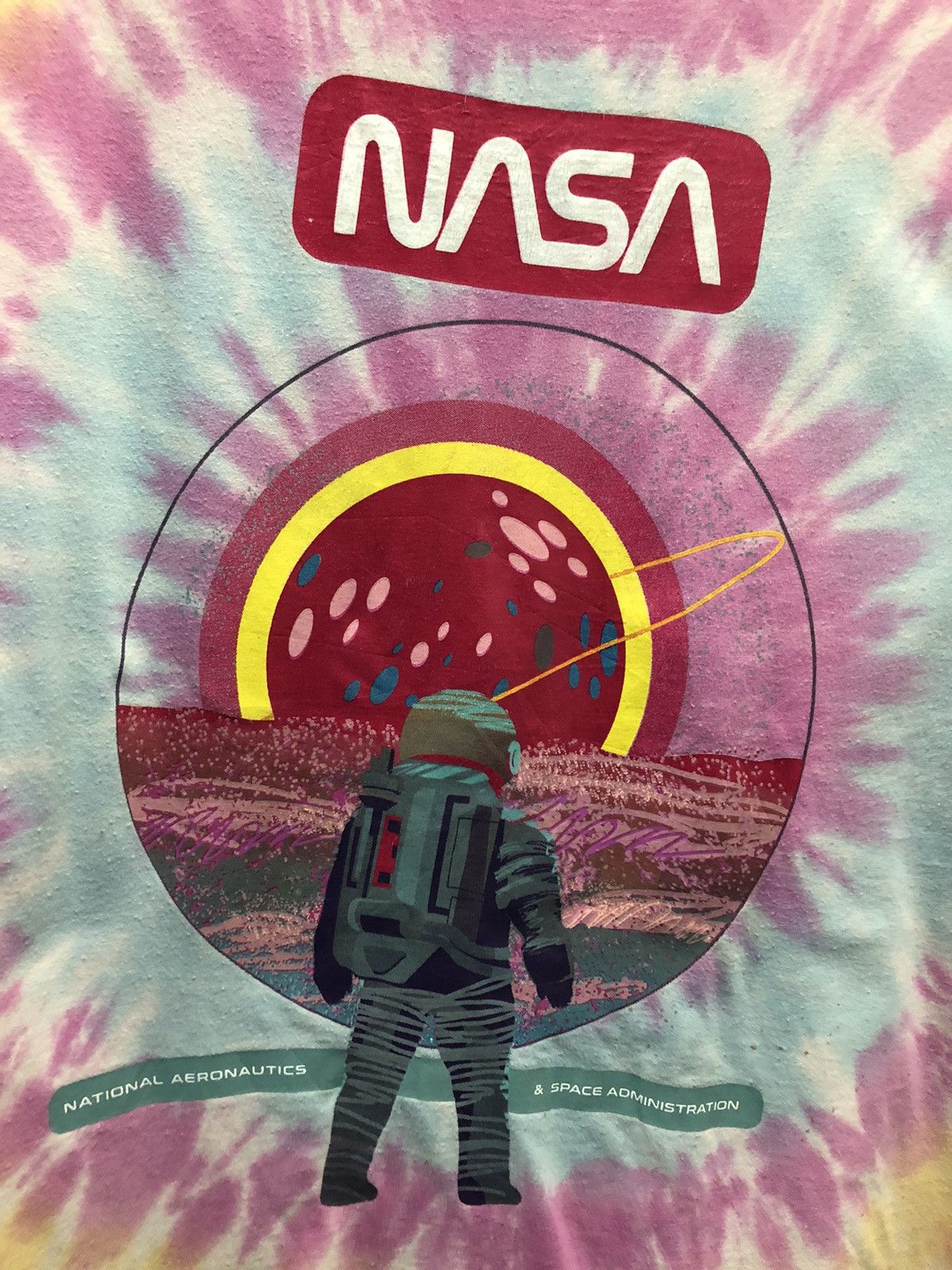 NASA Vintage Hyper Space NASA Long Sleeve T-Shirt Size US L / EU 52-54 / 3 - 3 Thumbnail