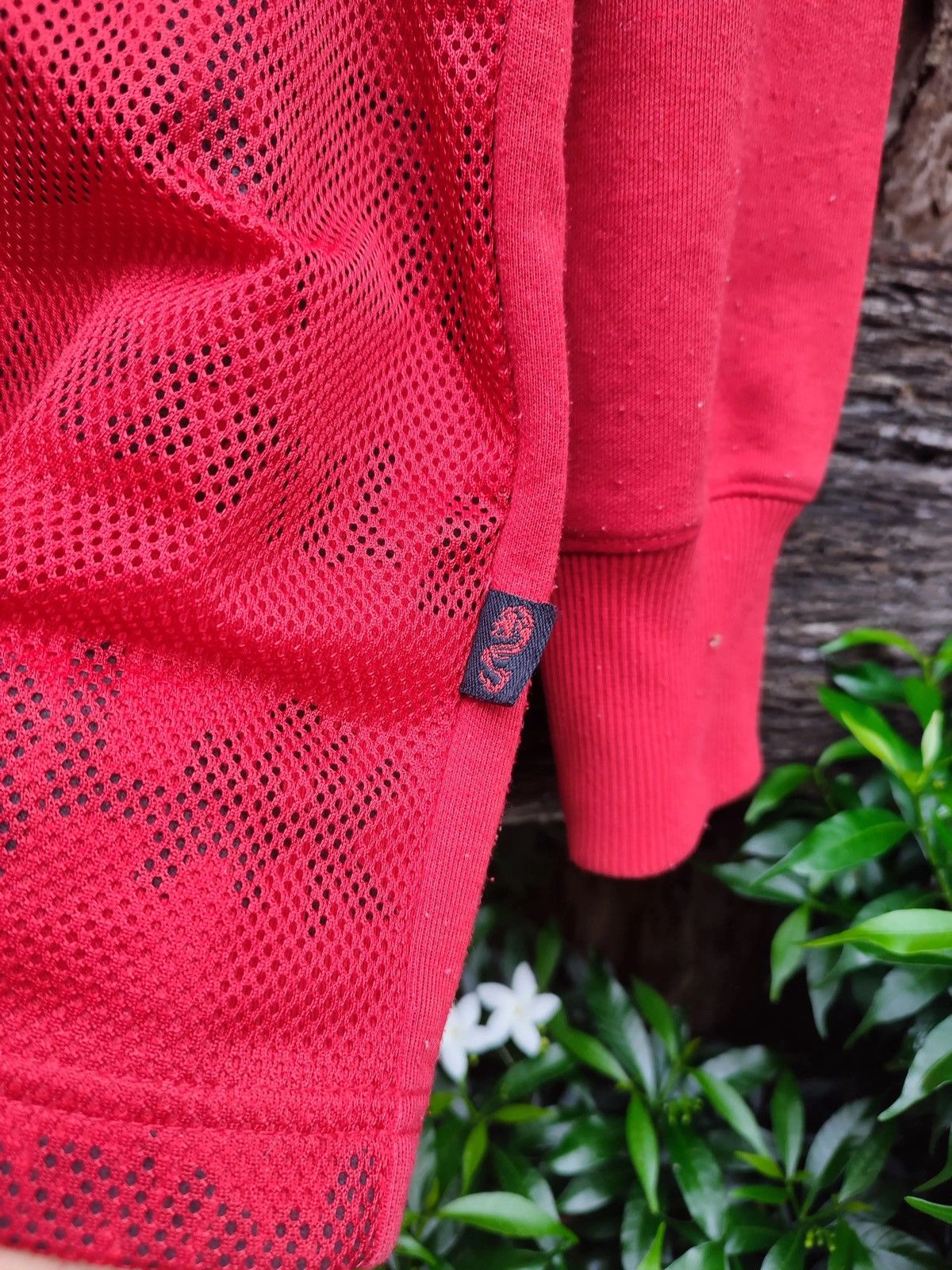 Dogtown × Japanese Brand Dogtown Black Dragon Mesh-Overlay Crewneck Bold Graphic Red Size US L / EU 52-54 / 3 - 8 Thumbnail