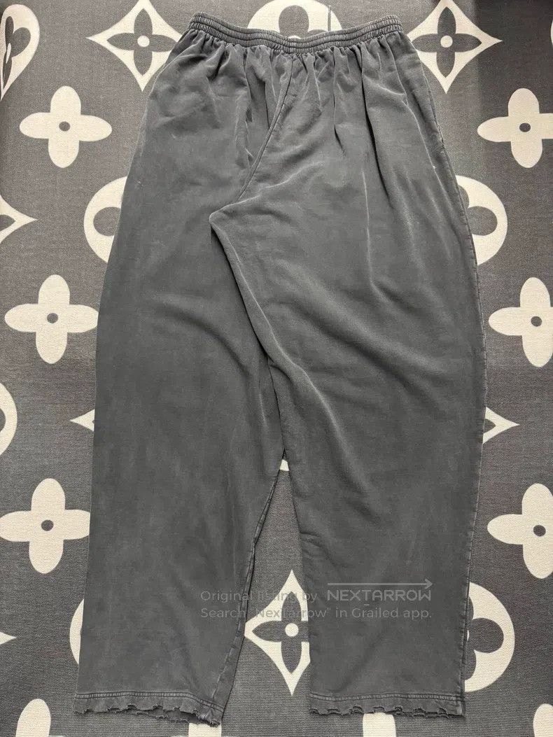Balenciaga Balenciaga size M Black Distressed Washed Printed Long Pan Size US 27 - 3 Thumbnail