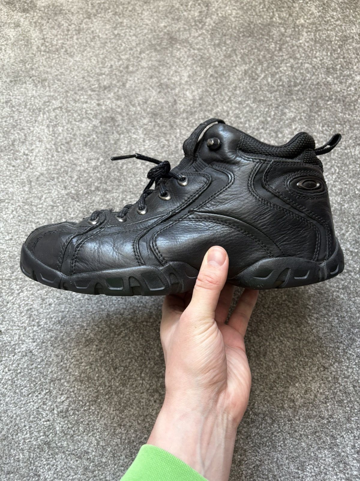 Vintage Oakley Flak Leather Tactical Field Black 2000s Boots Size US 9 / EU 42 - 2 Thumbnail