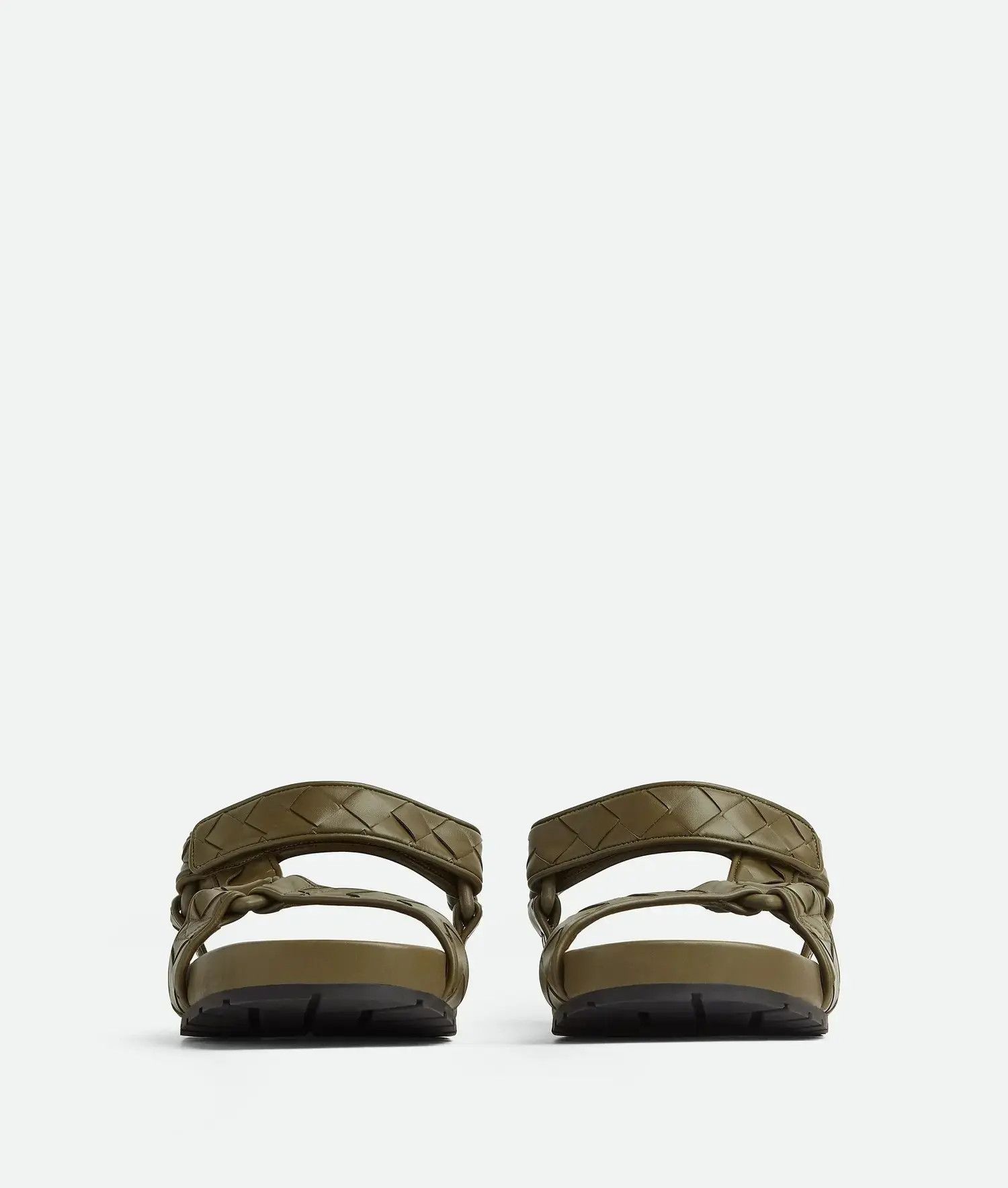 Bottega Veneta o1bcso1str0126 Trip Sandals in Mud Size US 7 / EU 40 - 2 Thumbnail