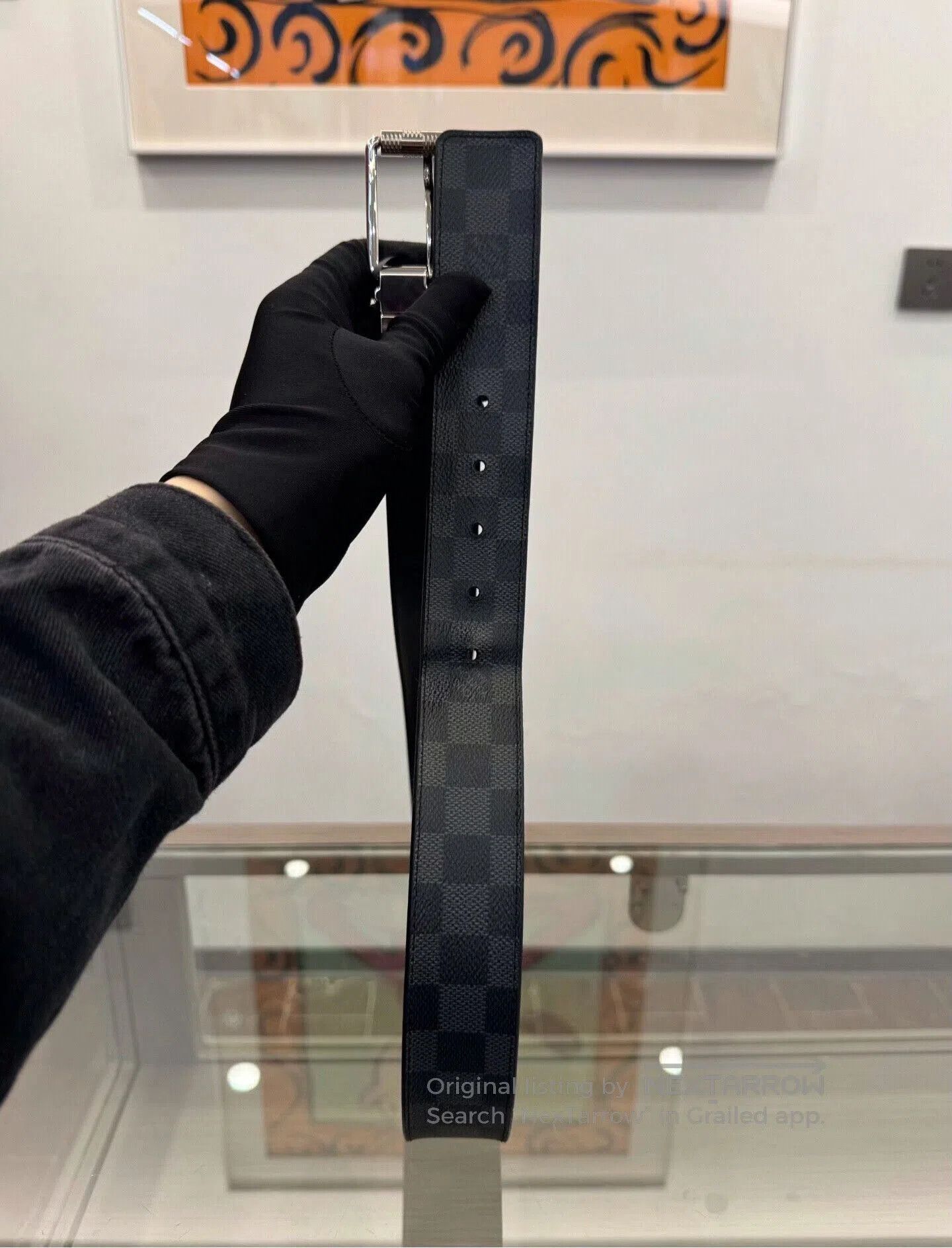 Louis Vuitton Louis Vuitton 4cm Checkerboard Belt. Size ONE SIZE - 3 Thumbnail