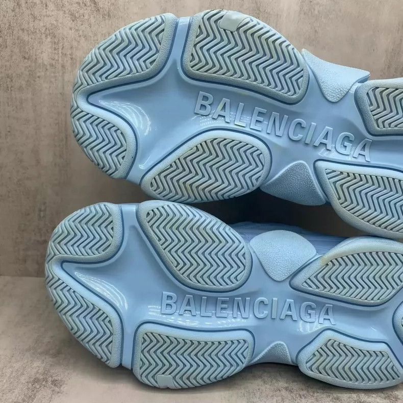 Balenciaga Balenciaga Triple S Blue Dad Sneakers-2505 Size US 8 / EU 41 - 8 Thumbnail