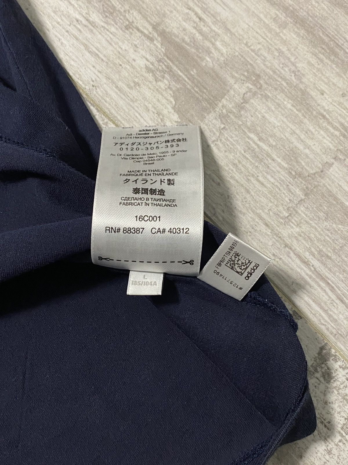 Yohji Yamamoto 🔥ADIDAS YOHJI YAMAMOTO Y-3 T-SHIRT NAVY Size US L / EU 52-54 / 3 - 8 Thumbnail