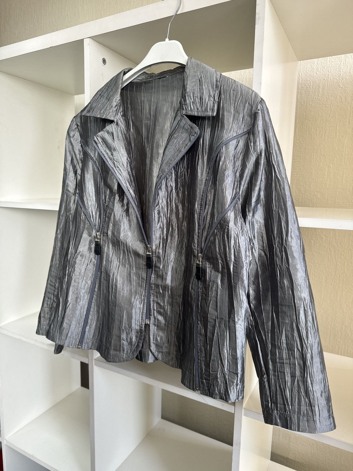 Japanese Brand Vintage Japanese Zip Post Archive/Issey Miyake Style Jacket Size US S / EU 44-46 / 1 - 7 Thumbnail