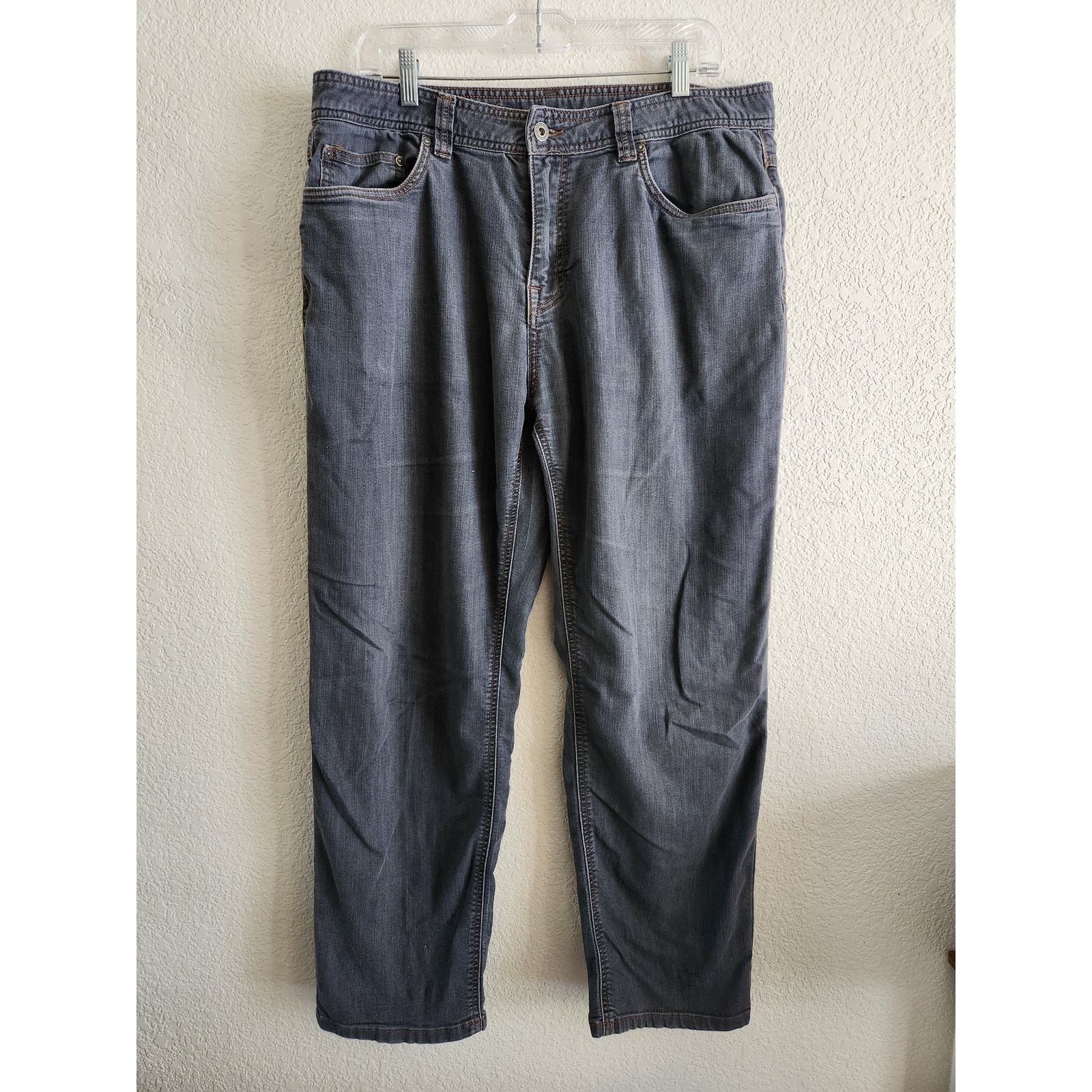 Prana Prana Bridger Men's Slim Fit Stretch Dark Gray Jeans 36WX30L Size US 36 / EU 52 - 1 Thumbnail