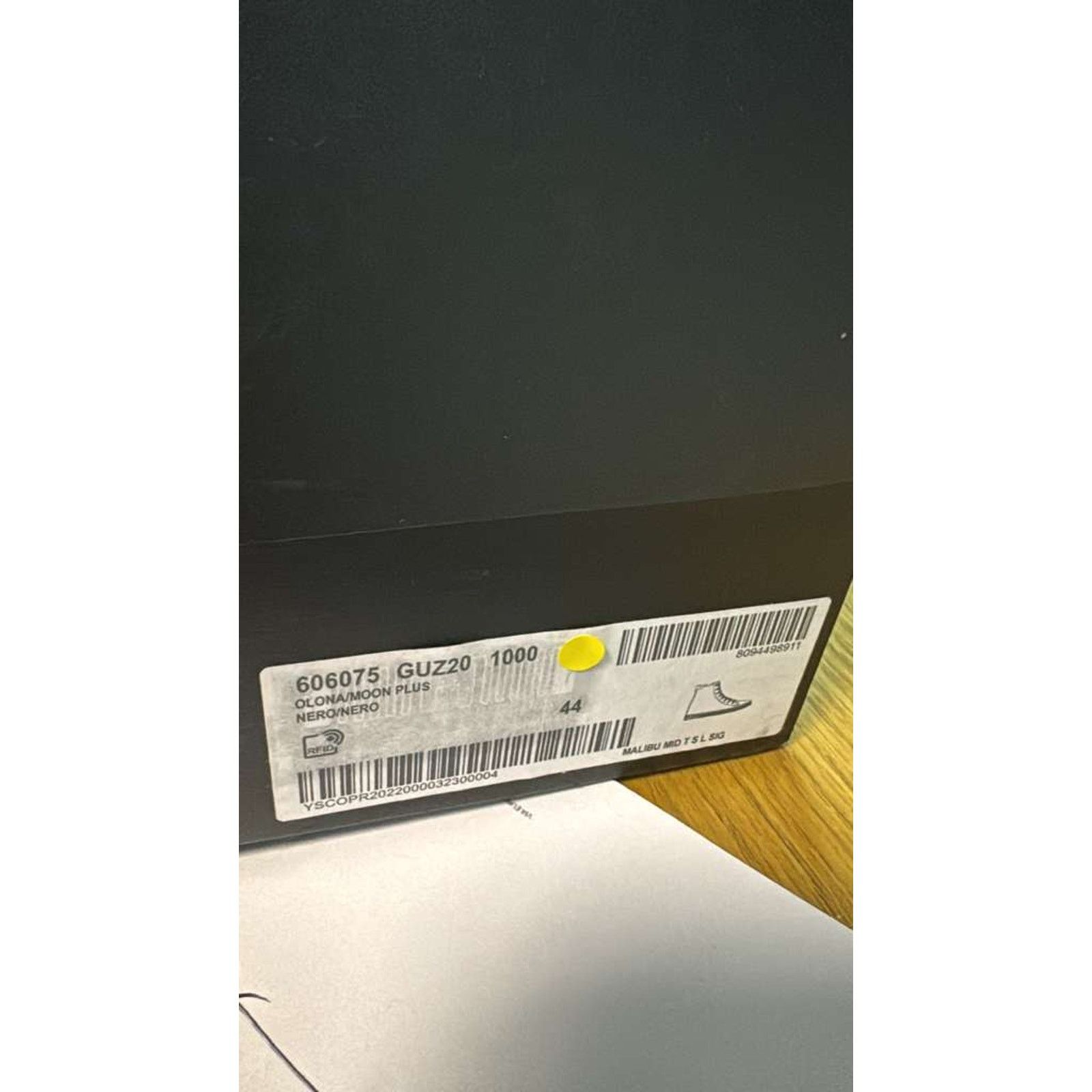 Saint Laurent Paris o1rshd1 Malibu Mid-Top Sneaker in black canvas and leather Size US 11 / EU 44 - 19 Thumbnail