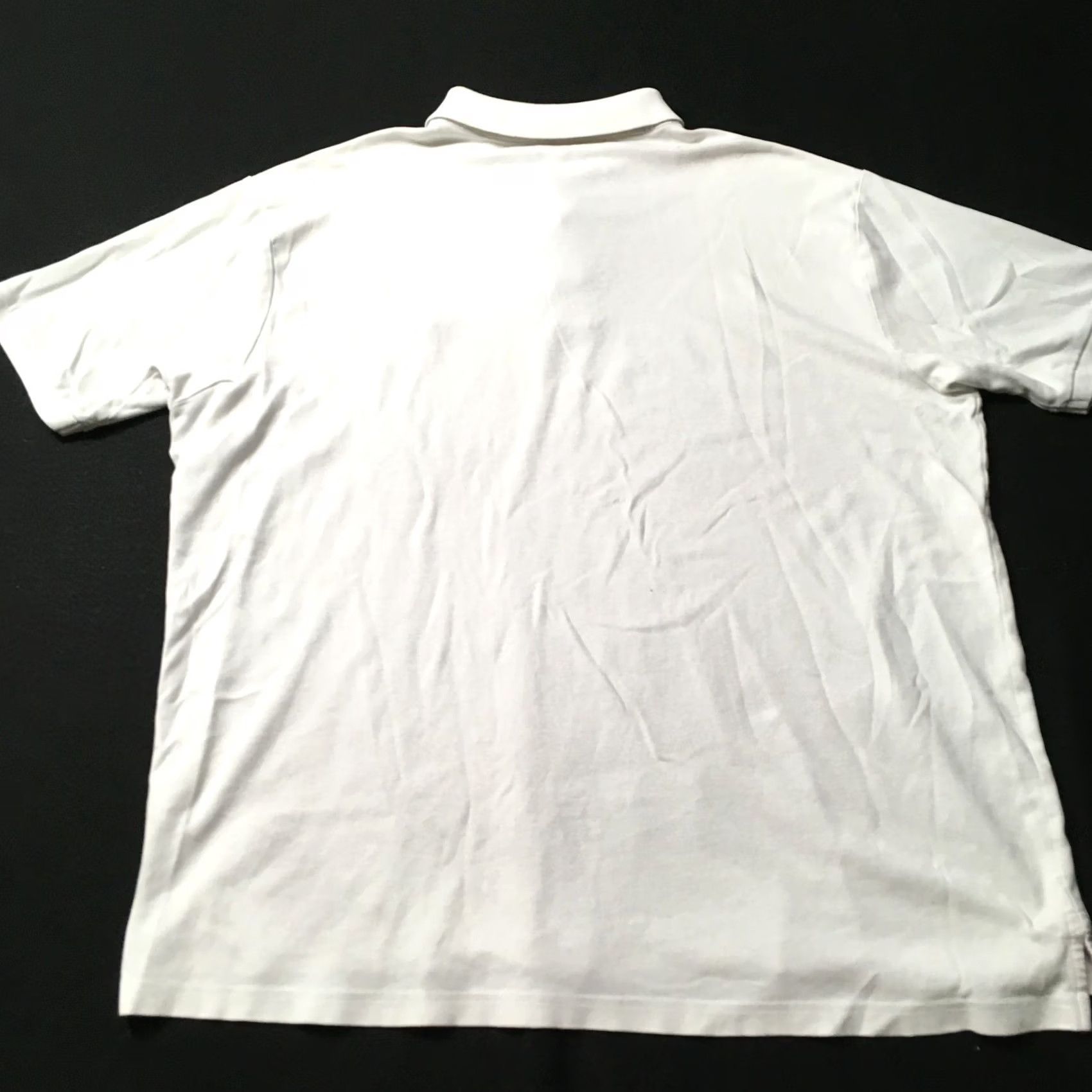 Vintage US Polo Assn Men Polo Shirt 2XL White Pique Short Sleeve Size US XXL / EU 58 / 5 - 7 Thumbnail