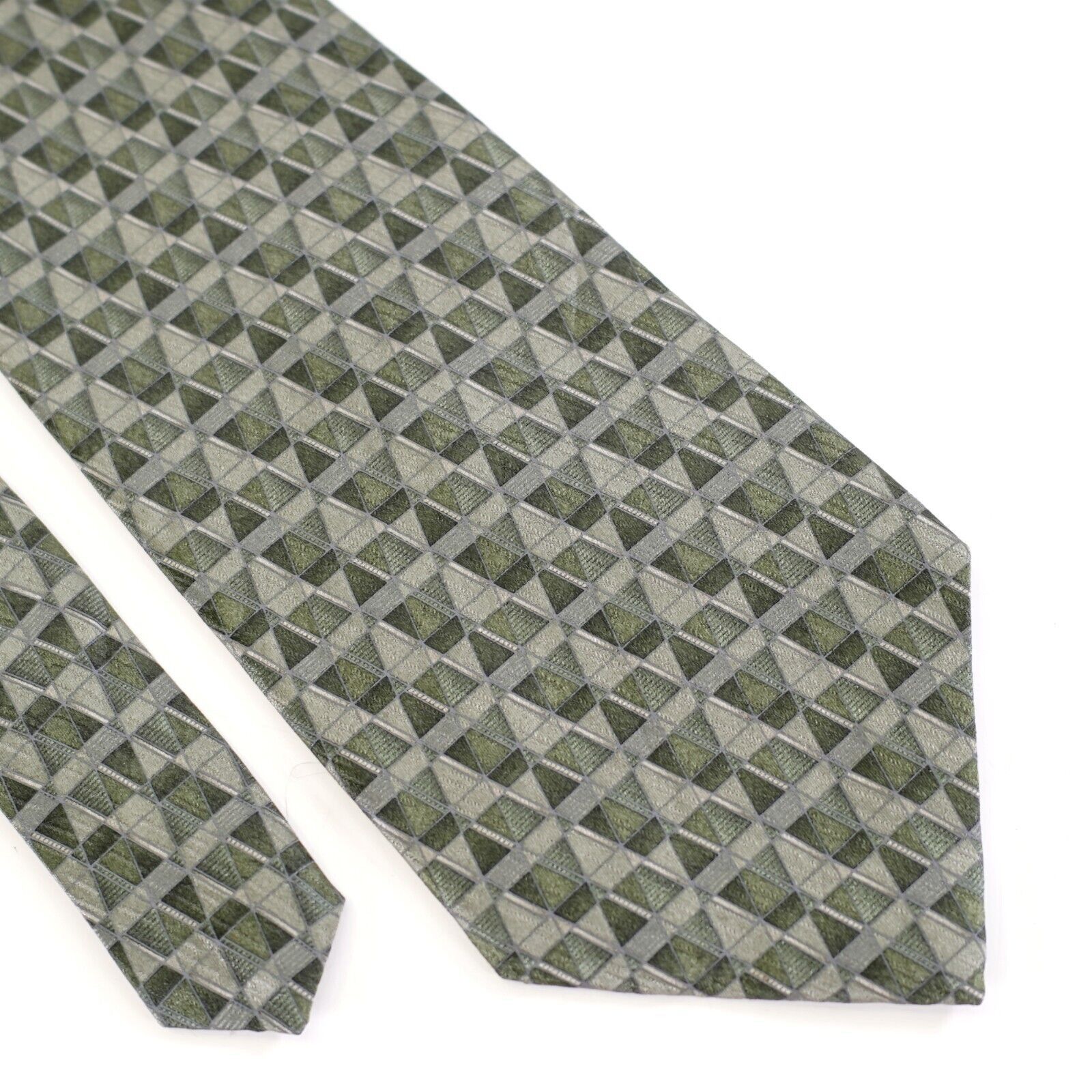 Zylos George Machado George Machado Zylos Gold Geometric Print Green Short Wide S Size ONE SIZE - 1 Thumbnail