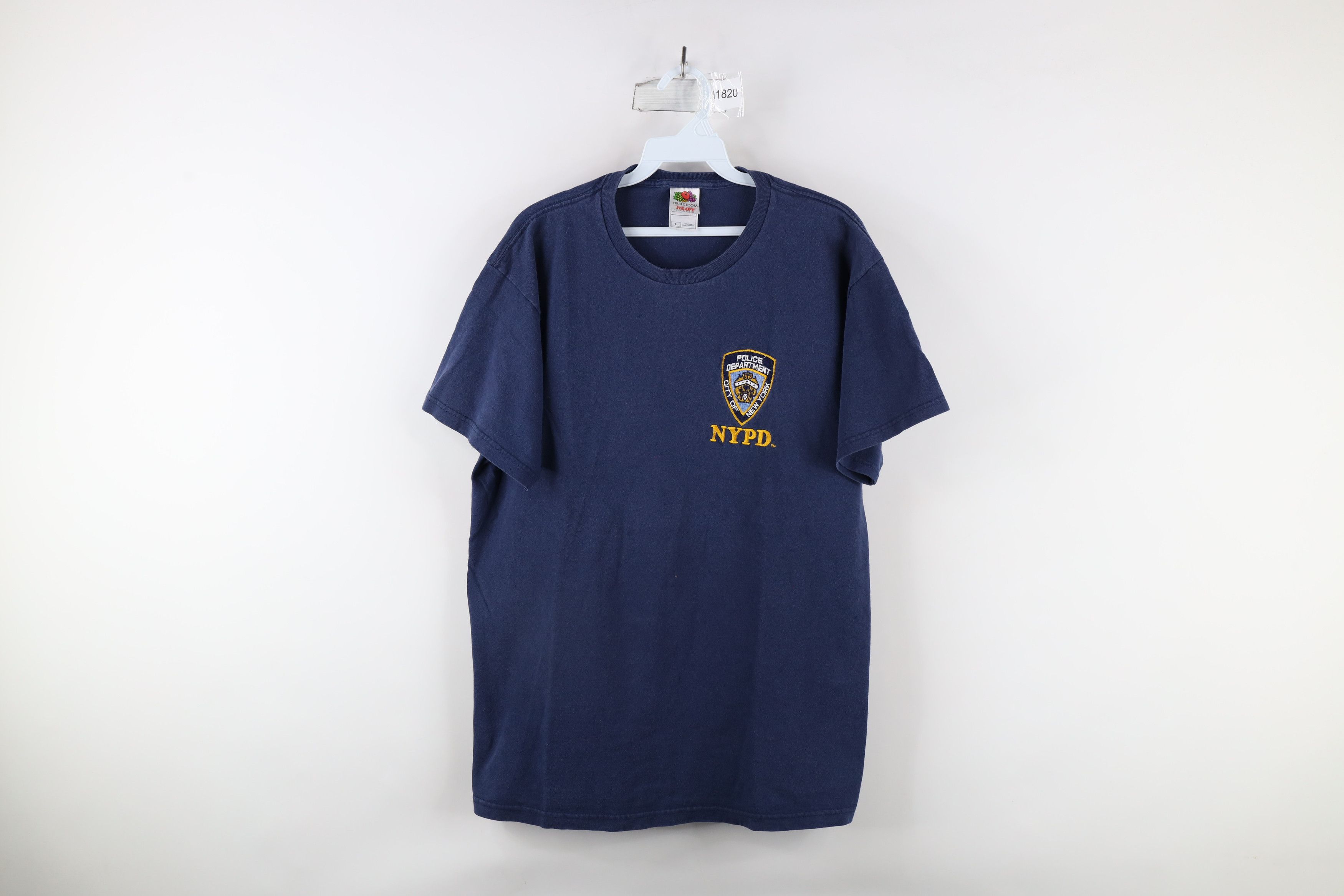 Vintage Vintage 90s Out New York Police Department NYPD T-Shirt Size US L / EU 52-54 / 3 - 1 Thumbnail