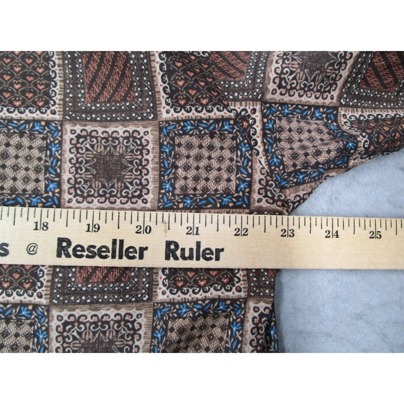 Tori Richard Tori Richard Shirt Mens Large Brown Floral Short Sleeve Button-Up COTTON LAWN Made in USA Size US L / EU 52-54 / 3 - 7 Thumbnail