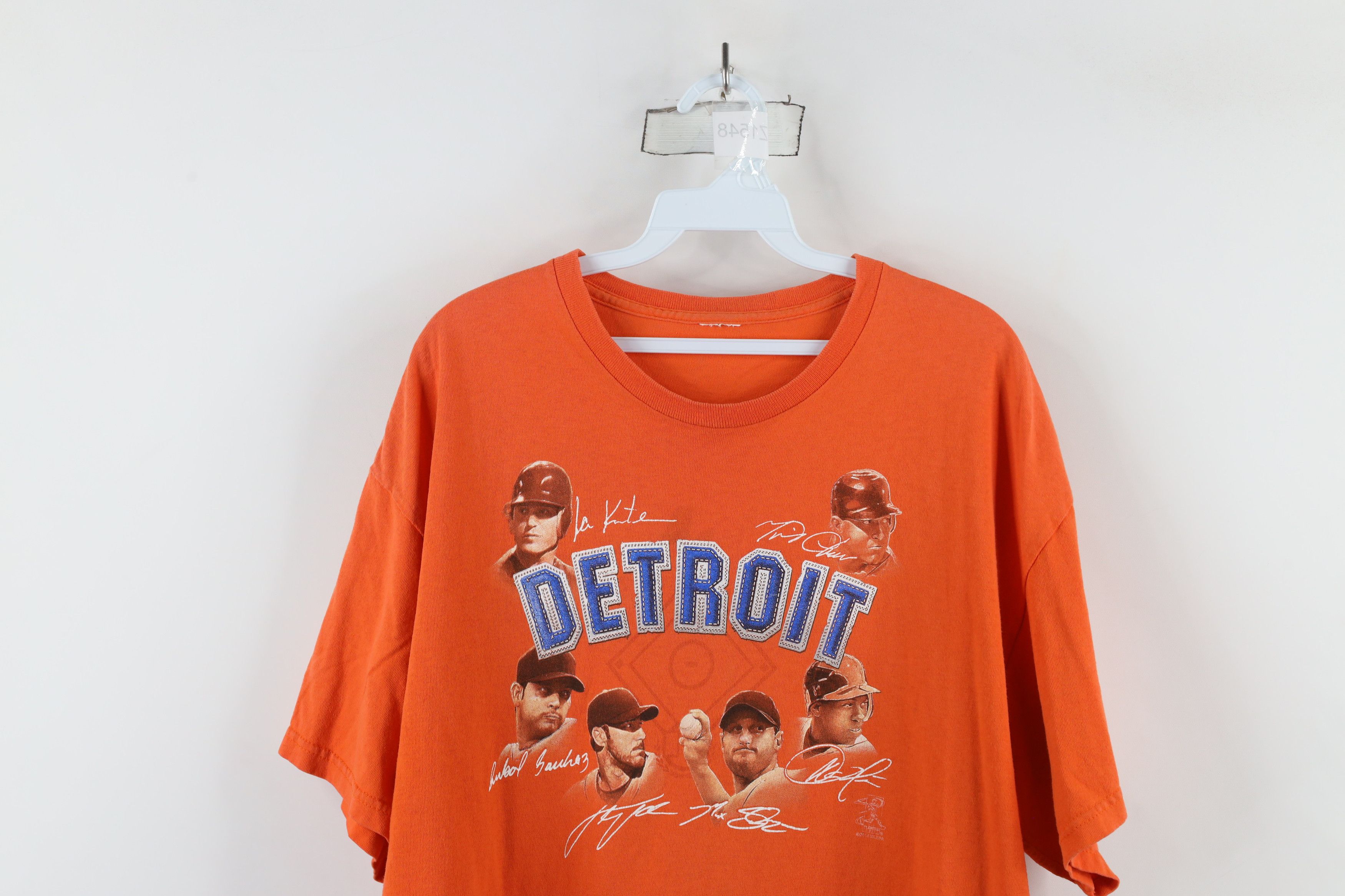 Vintage Vintage Y2K Scherzer Cabrera Detroit Tigers Baseball T-Shirt Size US XL / EU 56 / 4 - 2 Thumbnail