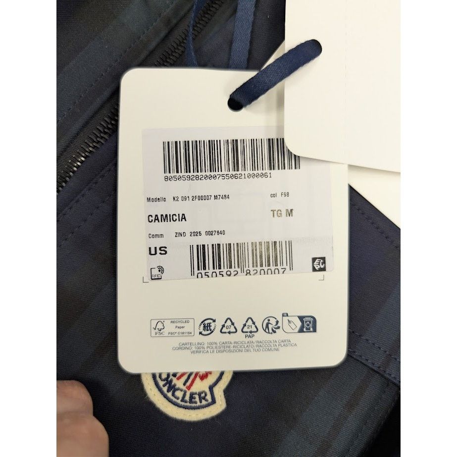 Moncler o1rshd1 Camica Jacket in Multicolor Size US M / EU 48-50 / 2 - 23 Thumbnail