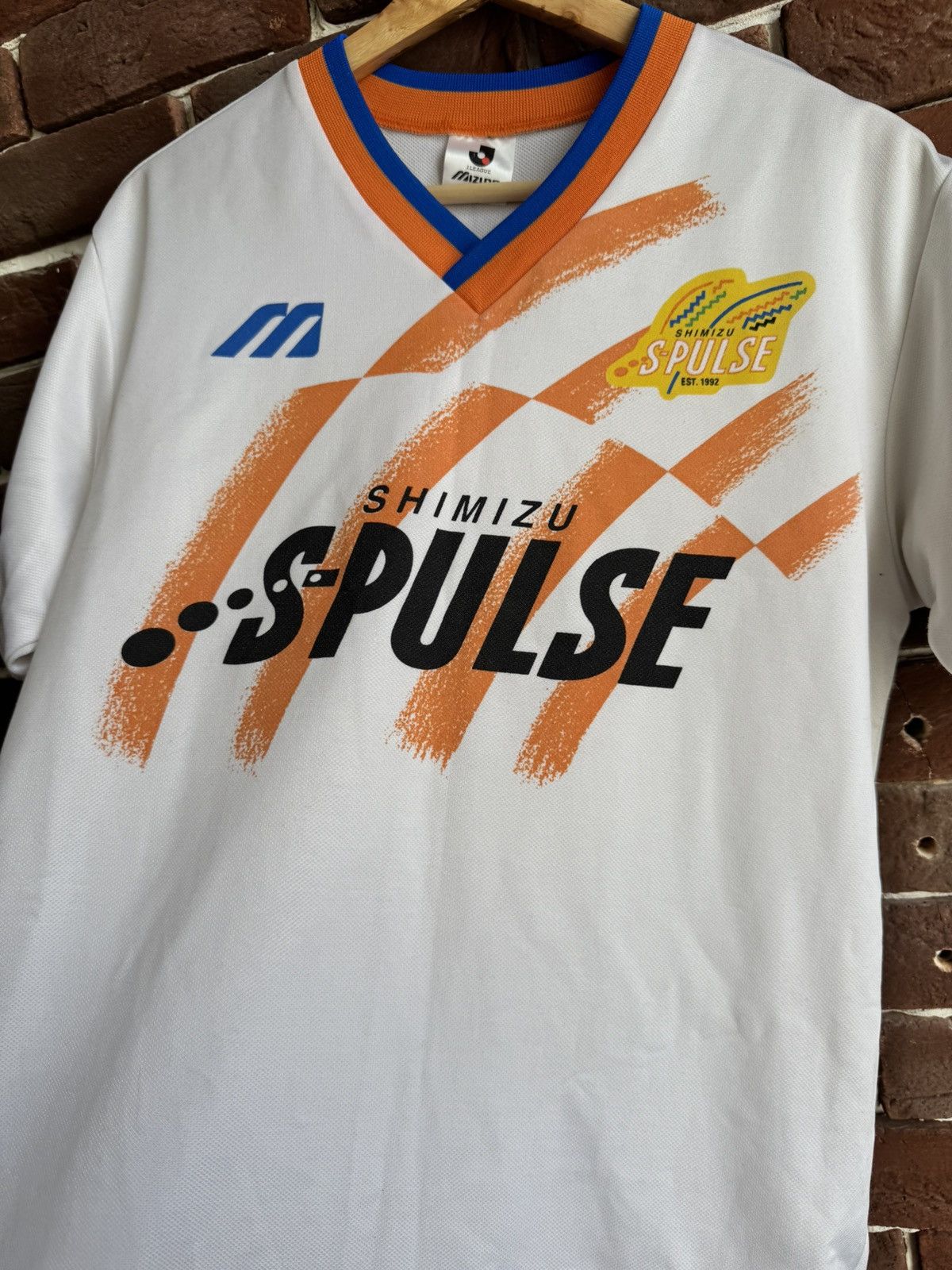 Mizuno Shimizu S Pulse 1993 Japan League Jersey Training Mizuno 90s Size US L / EU 52-54 / 3 - 6 Thumbnail