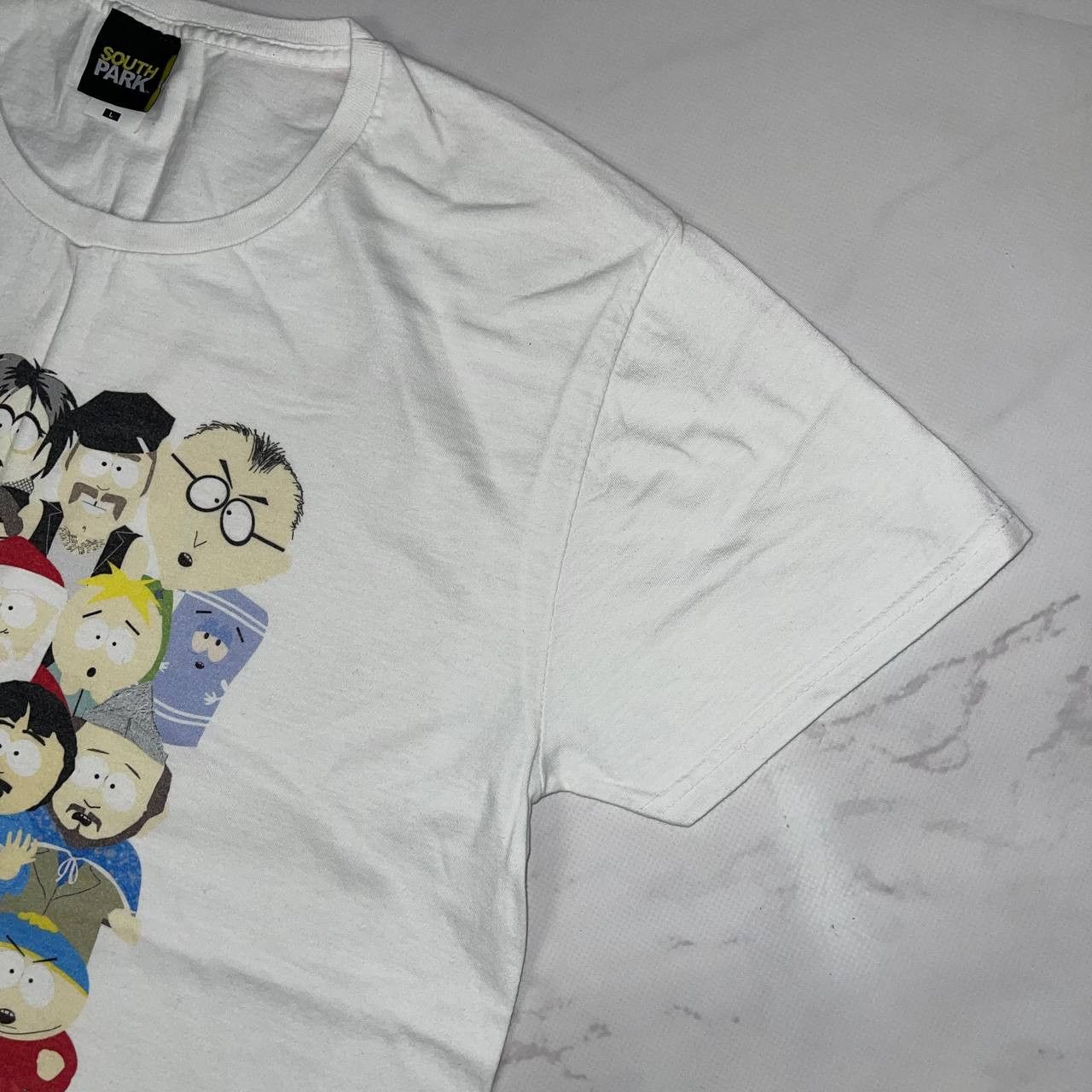 Vintage Vintage South Park 1998 T-Shirt all heroes Size L White Size US L / EU 52-54 / 3 - 6 Thumbnail