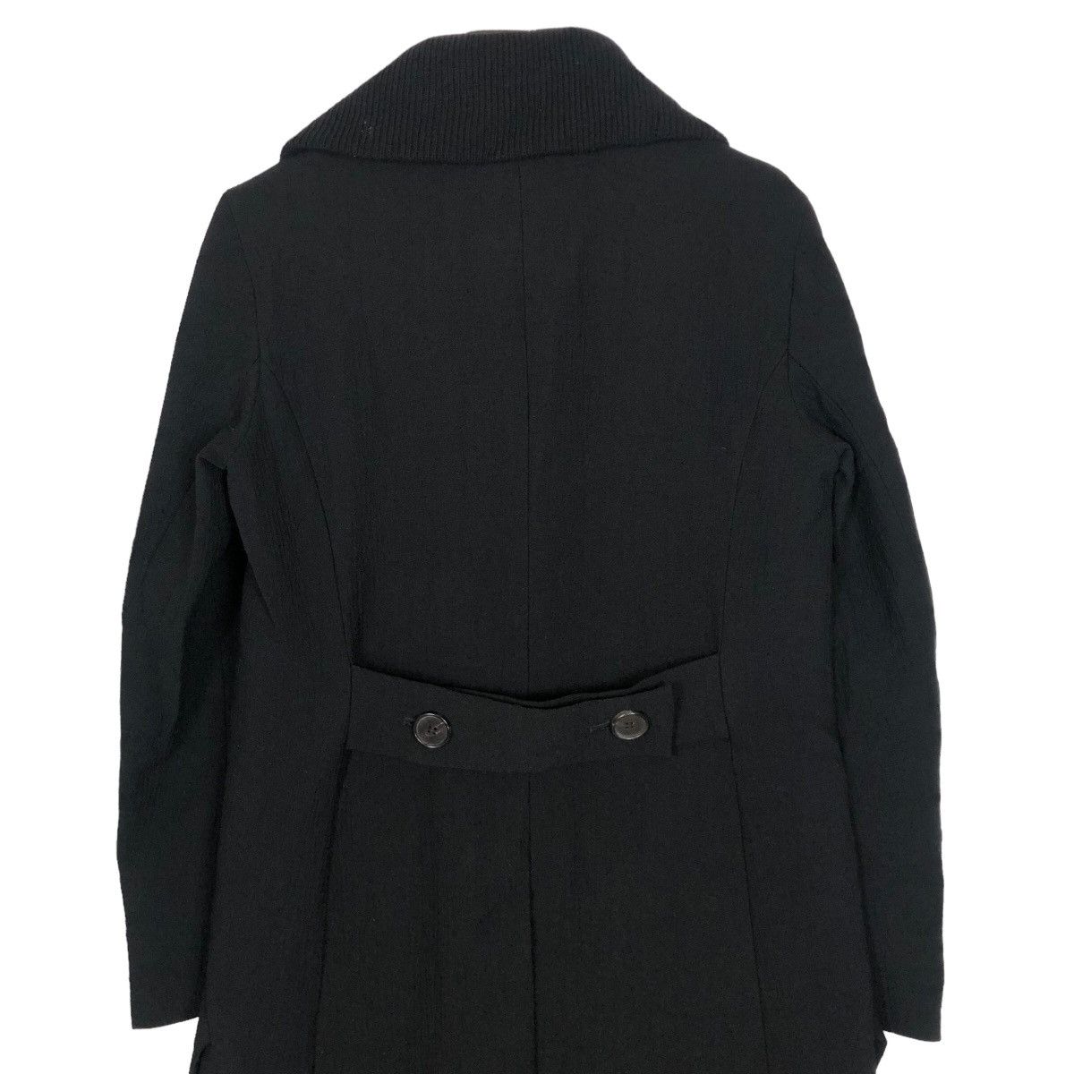 Yohji Yamamoto Vintage 90s Y’s Yohji Yamamoto Large Collar Wool Overcoat Size M / US 6-8 / IT 42-44 - 19 Thumbnail