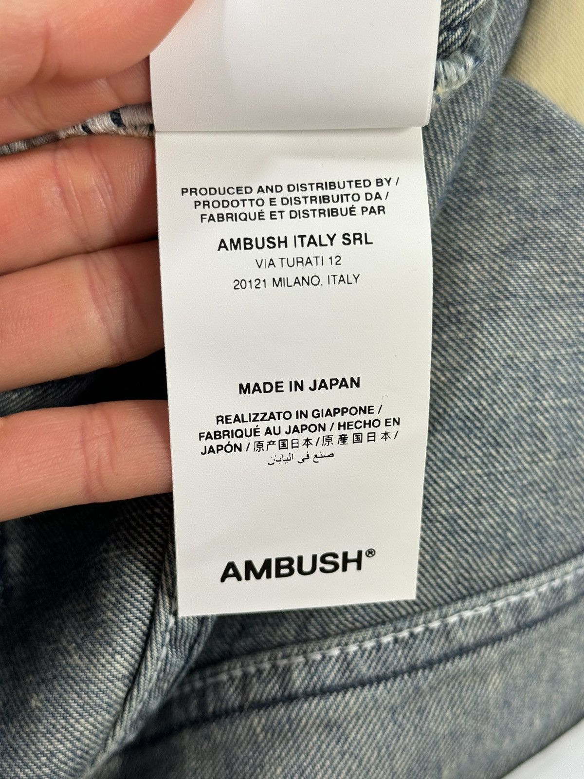 Ambush Design JAPANESE DENIM JEANS Size US 32 / EU 48 - 10 Thumbnail