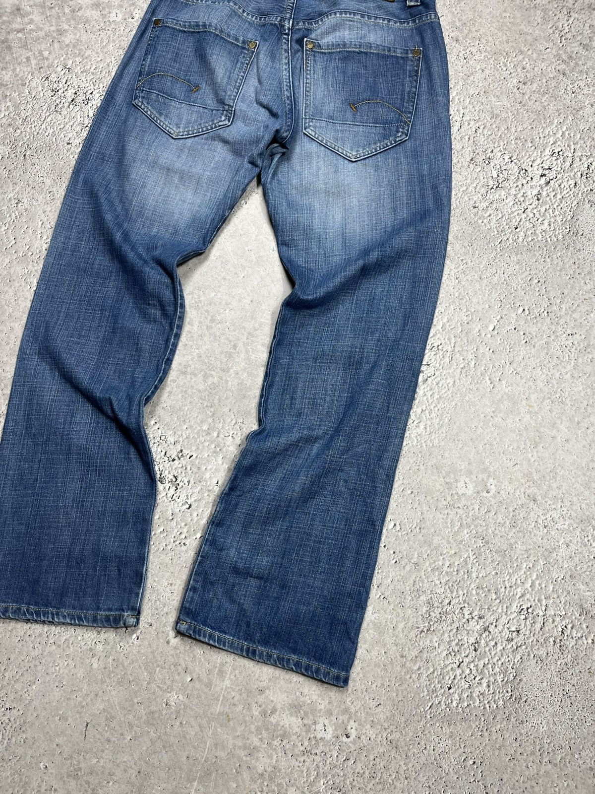 G-Star G-Star Raw Baggy Fit Blue Denim Jeans Pants Size US 32 / EU 48 - 2 Thumbnail