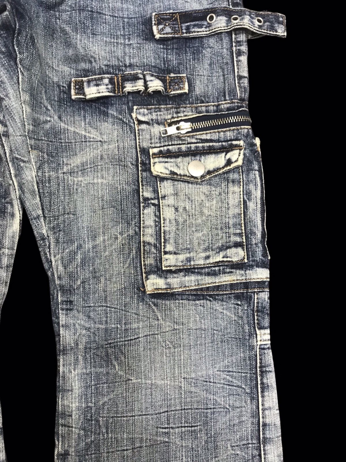 Seditionaries × semanticdesign 💥FLARE💥semantic design SICK FLARE MULTIPOCKETS DENIM F214 Size US 32 / EU 48 - 5 Thumbnail