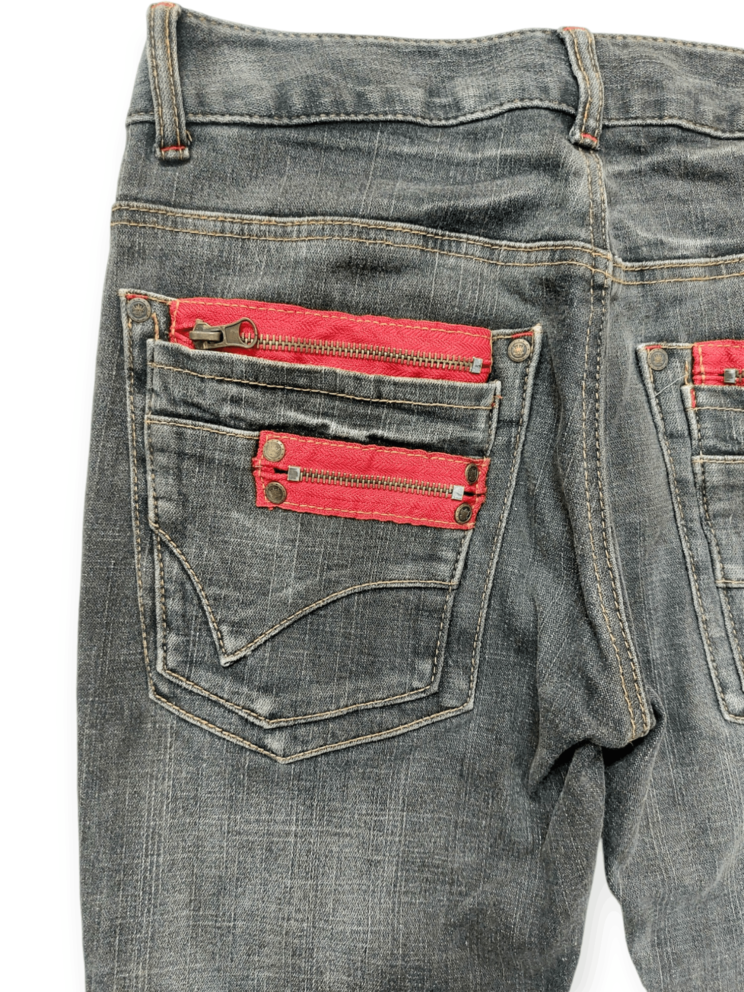 Vintage BCBG FLARE Denim Inspired by Tornado Mart Size US 30 / EU 46 - 12 Thumbnail