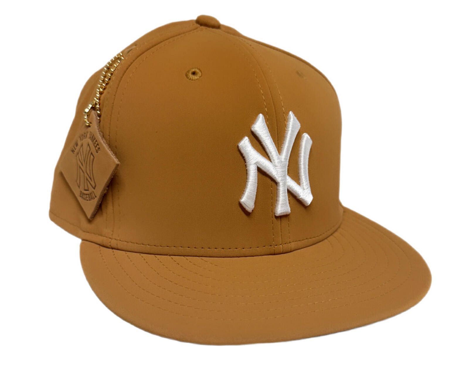 New York Yankees New Era New York Yankees Timberland Wheat +Tag 59FIFTY 7 3/4 Size ONE SIZE - 3 Thumbnail