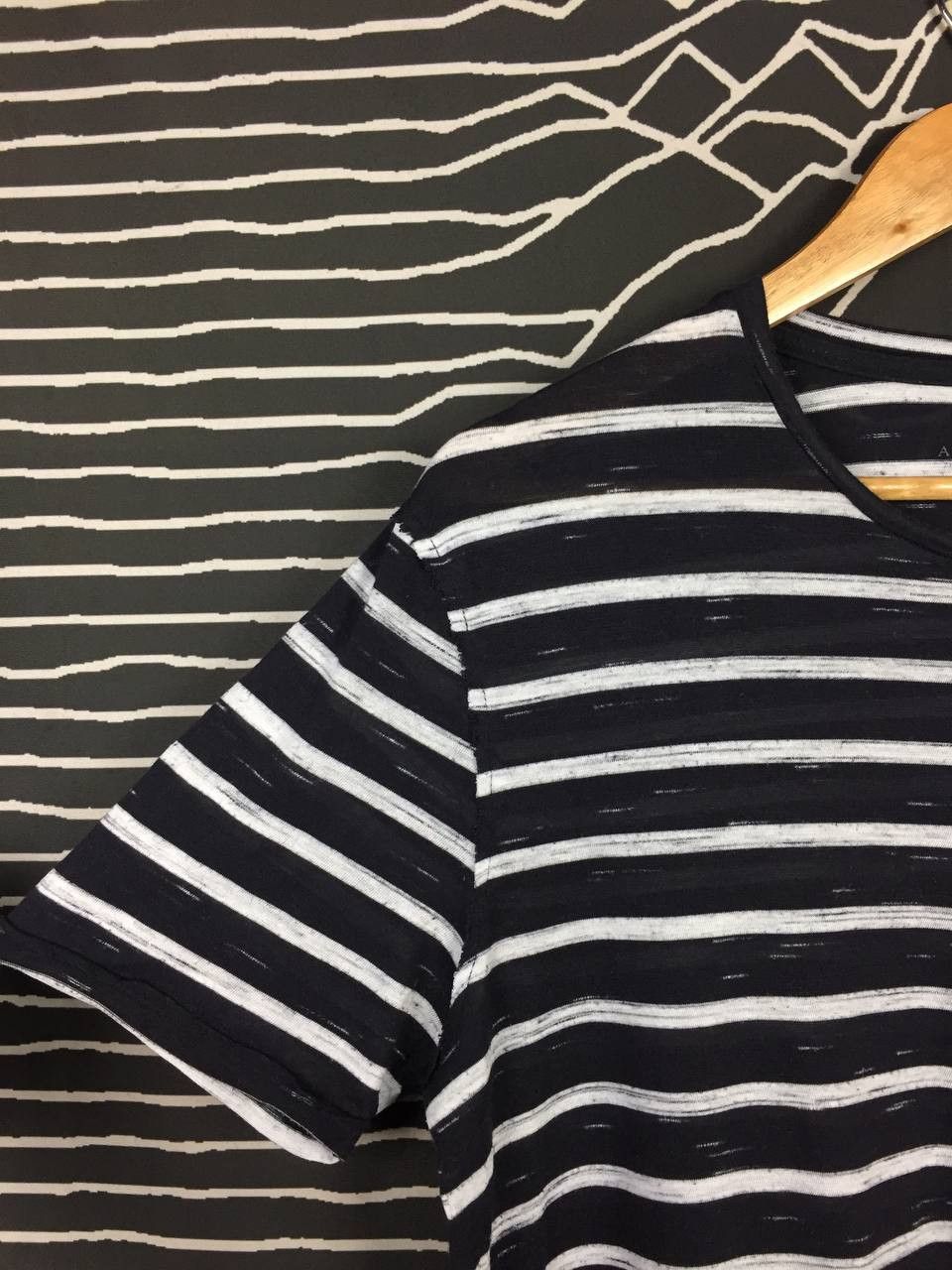 Allsaints ALLSAINTS Casual Striped Designer Tee Size US S / EU 44-46 / 1 - 4 Thumbnail