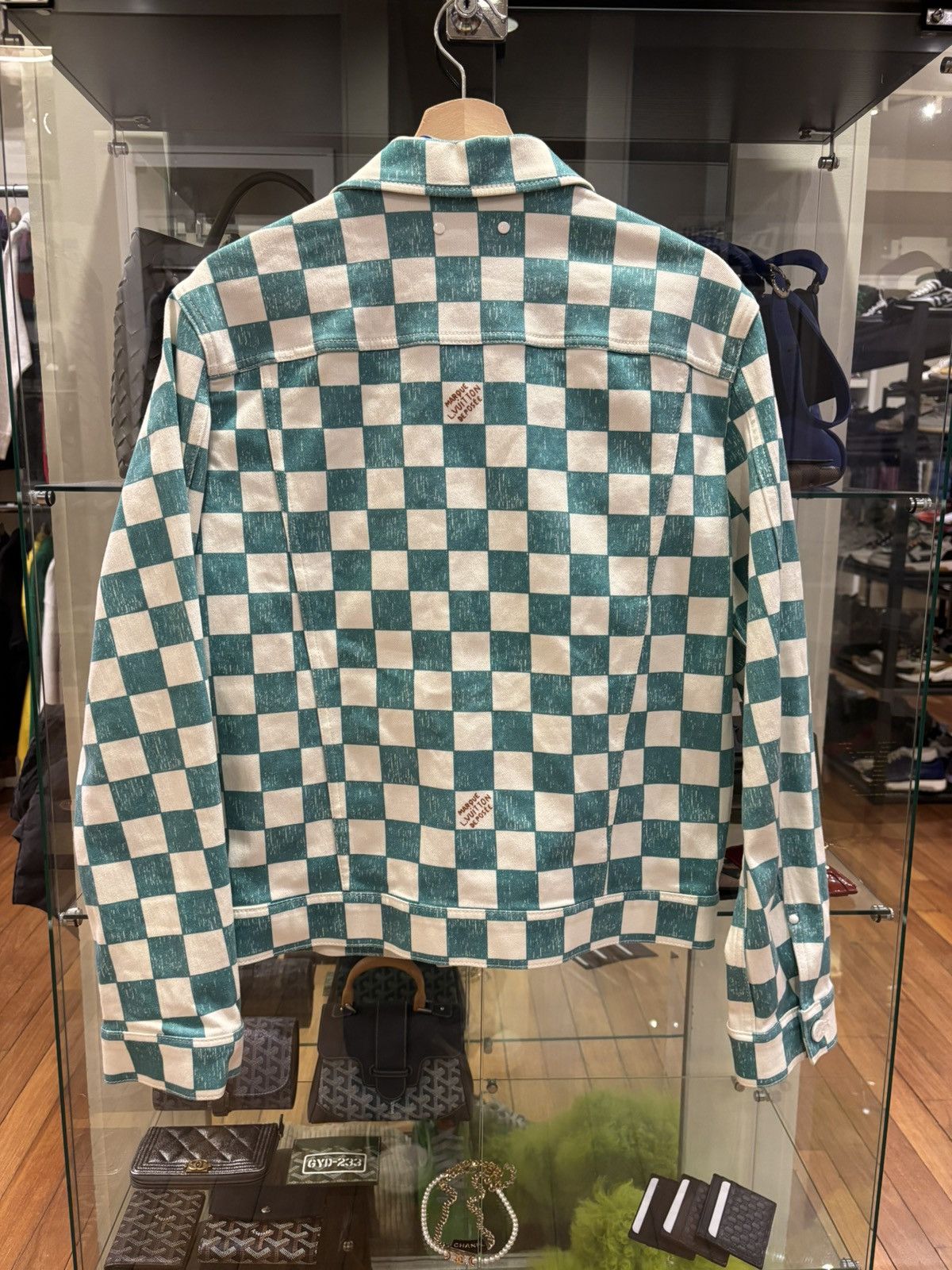 Louis Vuitton Louis Vuitton Damier Denim Trucker Jacket Size US S / EU 44-46 / 1 - 2 Thumbnail