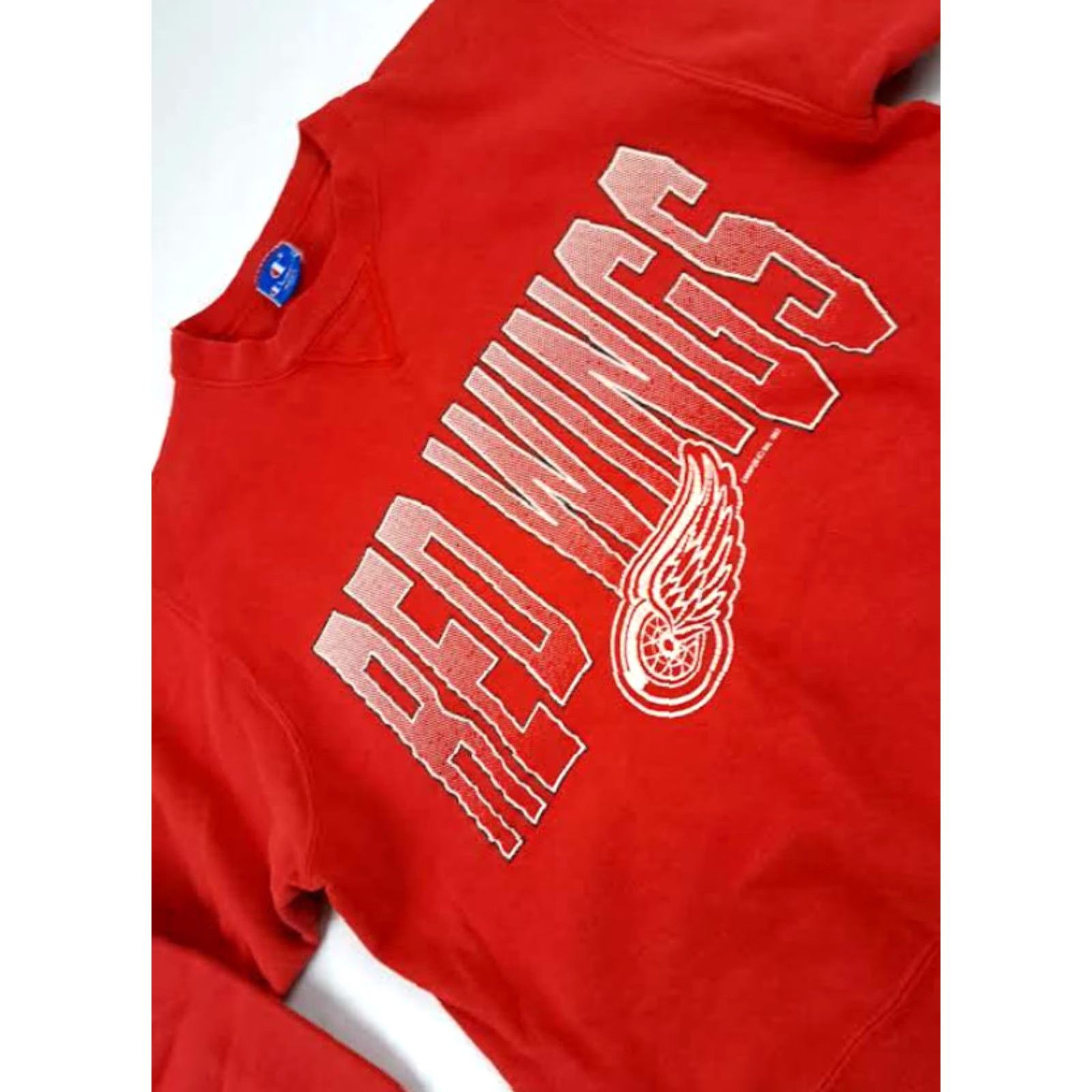 Champion VINTAGE Detroit Red Wings Hockey USA Made Champion Sweatshirt Size US L / EU 52-54 / 3 - 6 Thumbnail