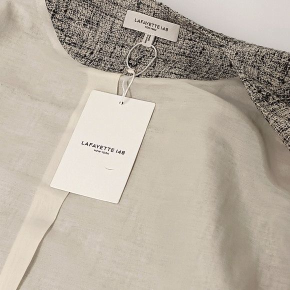 Lafayette 148 Lafayette 148 Linen-Blend Sleeveless Button Front Dress - 10 Size L / US 10 / IT 46 - 14 Thumbnail