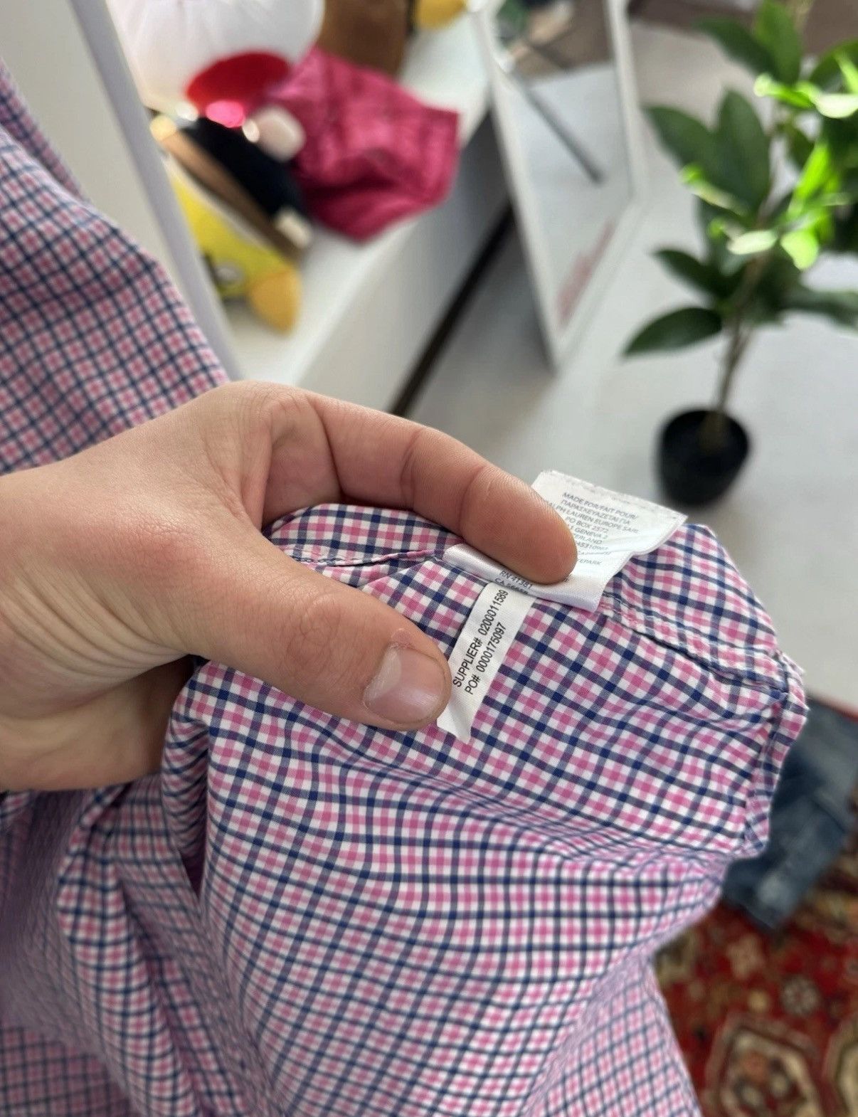 Polo Ralph Lauren Ralph Lauren Checked Pink Button Up Shirt Men’s Size xl Size US XL / EU 56 / 4 - 5 Thumbnail