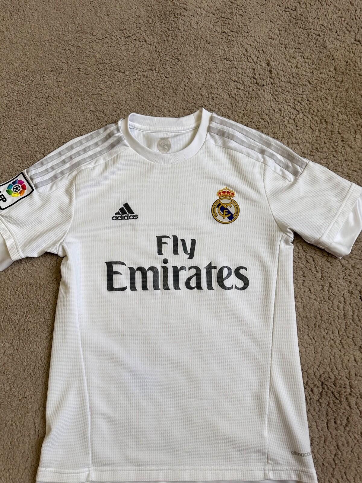 Adidas Adidas Real Madrid 2015-16 Home Football Shirt Soccer Jersey Size US S / EU 44-46 / 1 - 3 Thumbnail