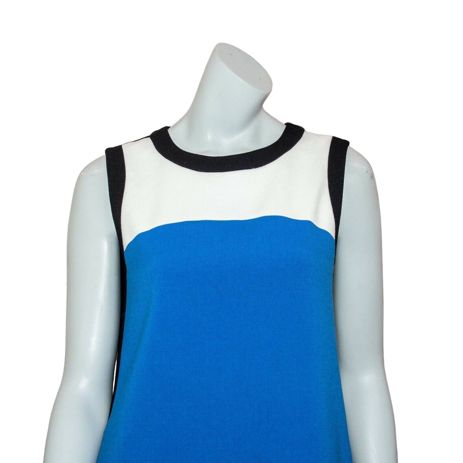 KATE SPADE Maysie Colorblock Shift Dress MOD Blue Black