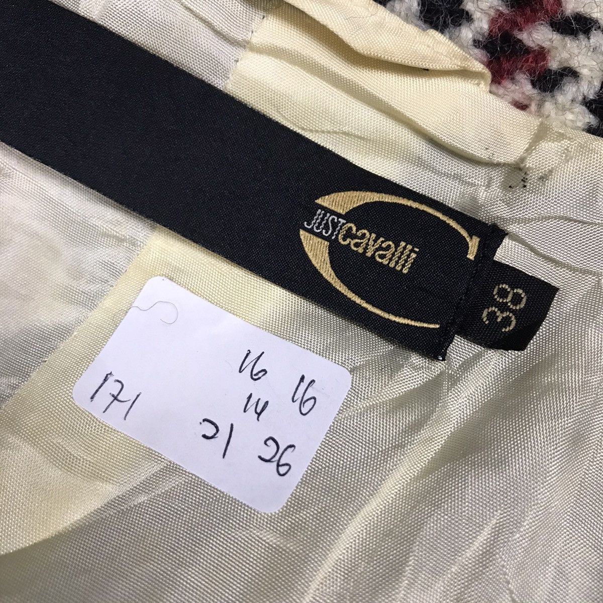 Just Cavalli × Roberto Cavalli JUST CAVALLI ITALY WOOL WOMAN SEXY JACKET Size XS / US 0-2 / IT 36-38 - 20 Thumbnail