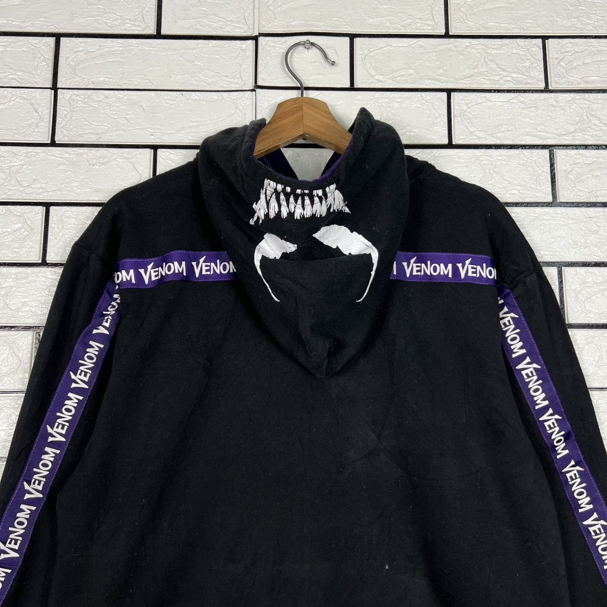 Marvel Comics MARVEL VENOM Pullover Hoodie Sweatshirt #4306-C195 Size US L / EU 52-54 / 3 - 15 Thumbnail