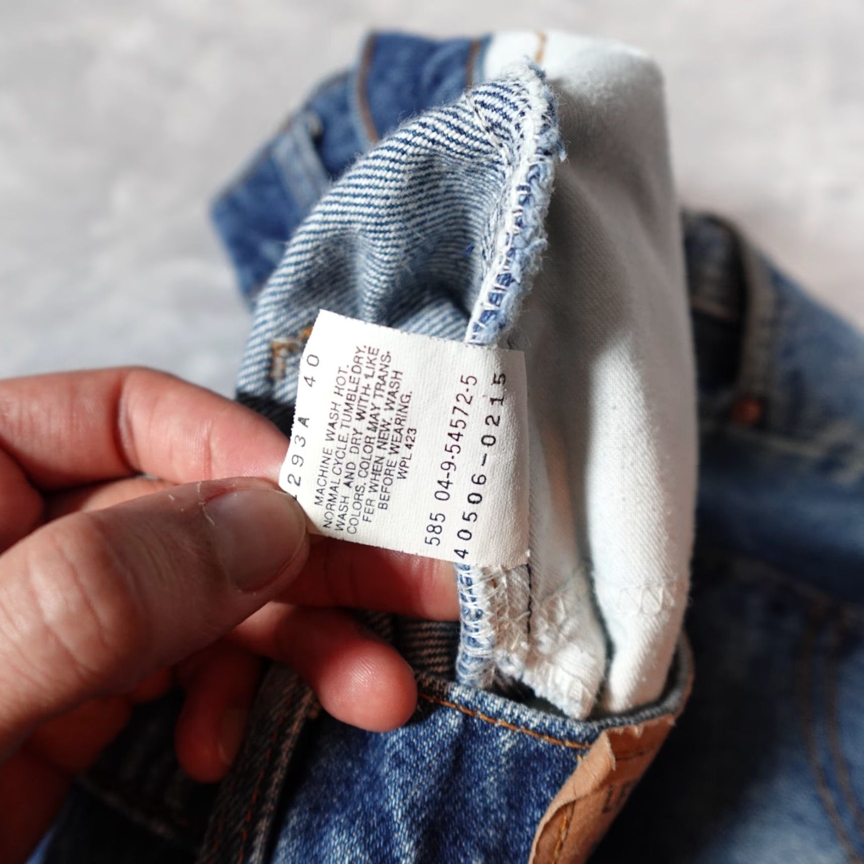 Levi's VINTAGE Levi's 506 Denim Jeans Mens 36 Regular Straight 90s Blue Size US 36 / EU 52 - 5 Thumbnail