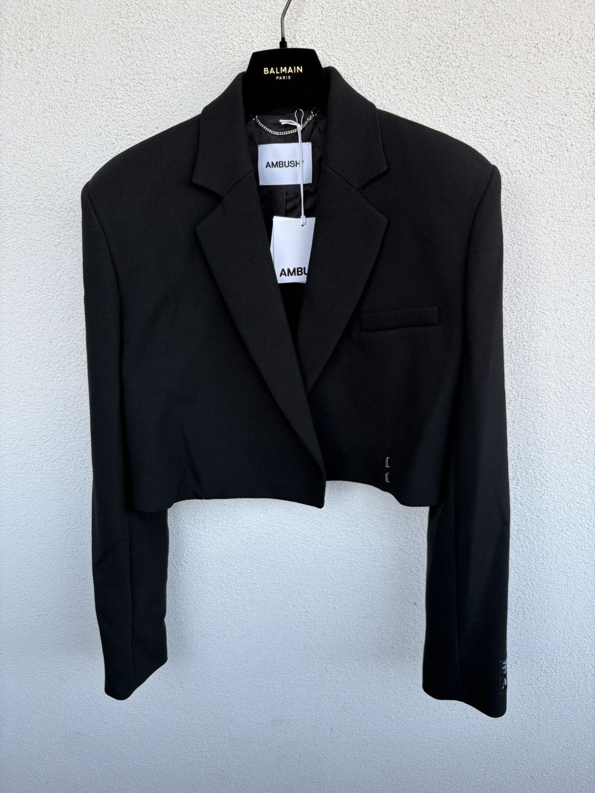 Ambush Design Ambush virgin wool oversized cropped blazer Size XS / US 0-2 / IT 36-38 - 2 Thumbnail