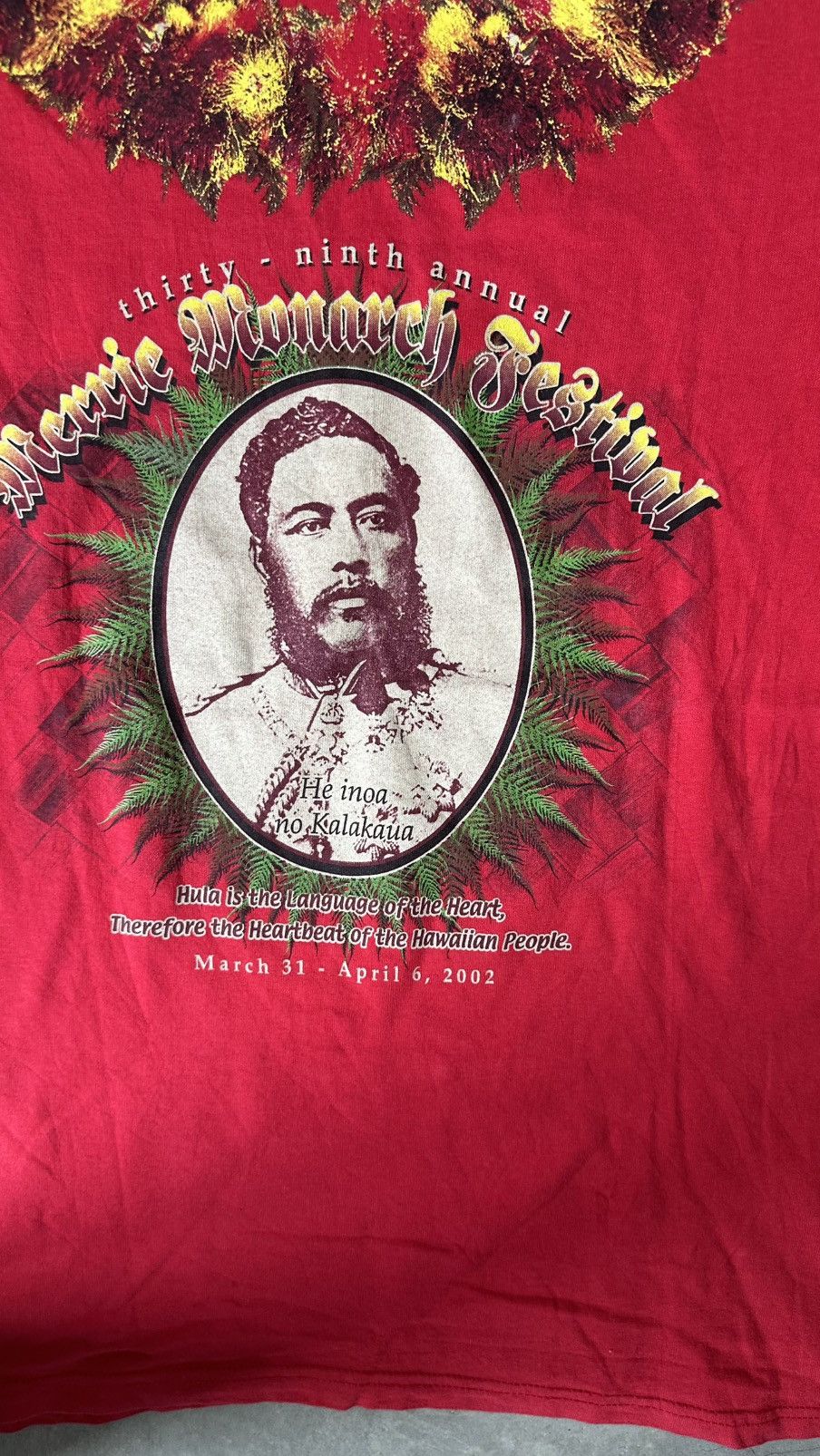 Vintage VINTAGE MERRIE MONARCH FESTIVAL HAWAII TEE Size US S / EU 44-46 / 1 - 7 Thumbnail