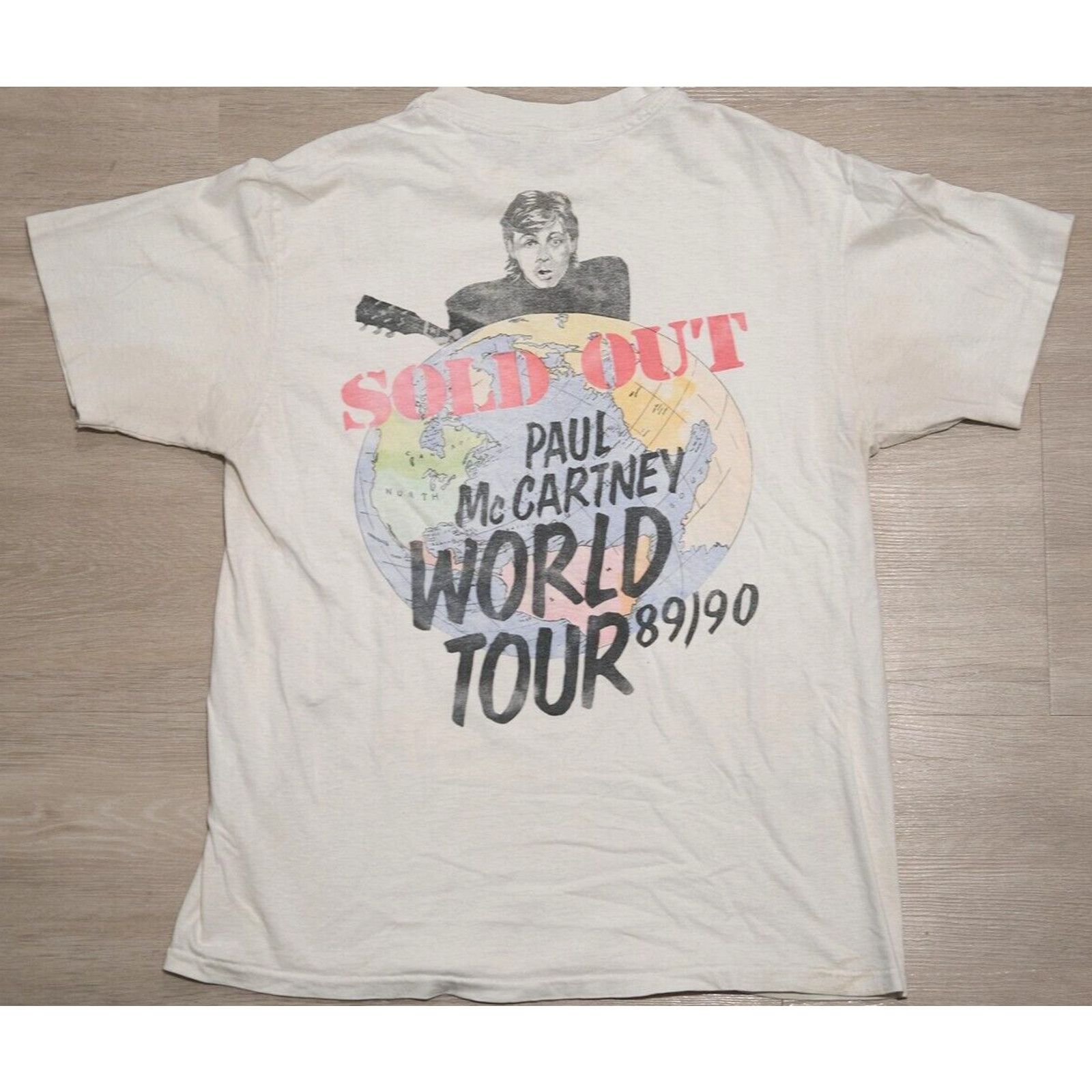 Hanes Vintage 80s Hanes Paul McCartney World Tour T-Shirt L Music Size US L / EU 52-54 / 3 - 1 Thumbnail