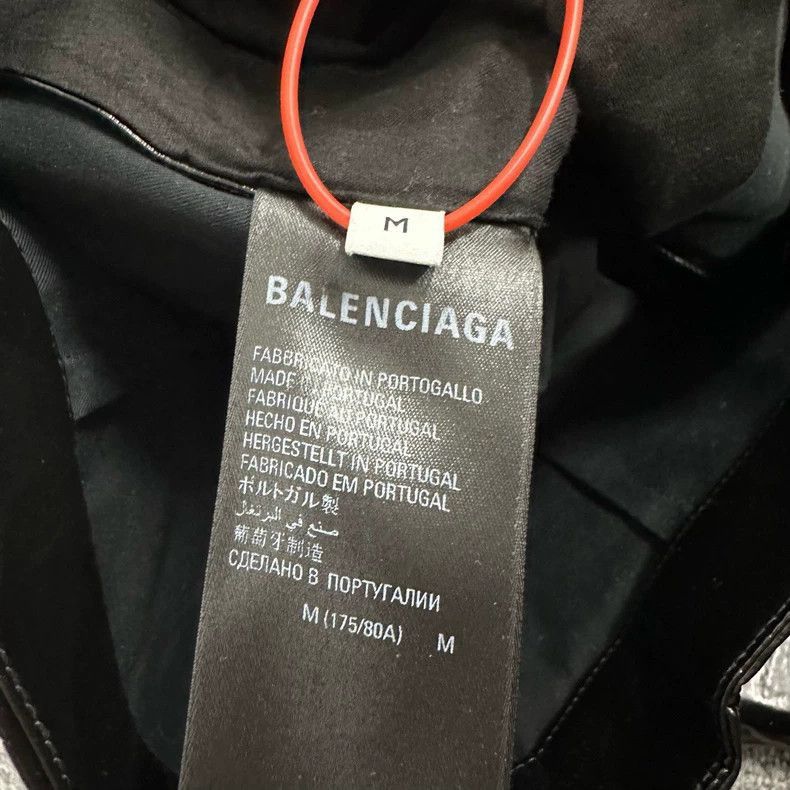 Balenciaga black glossy pleated trousers by balenciaga Size US 32 / EU 48 - 6 Thumbnail