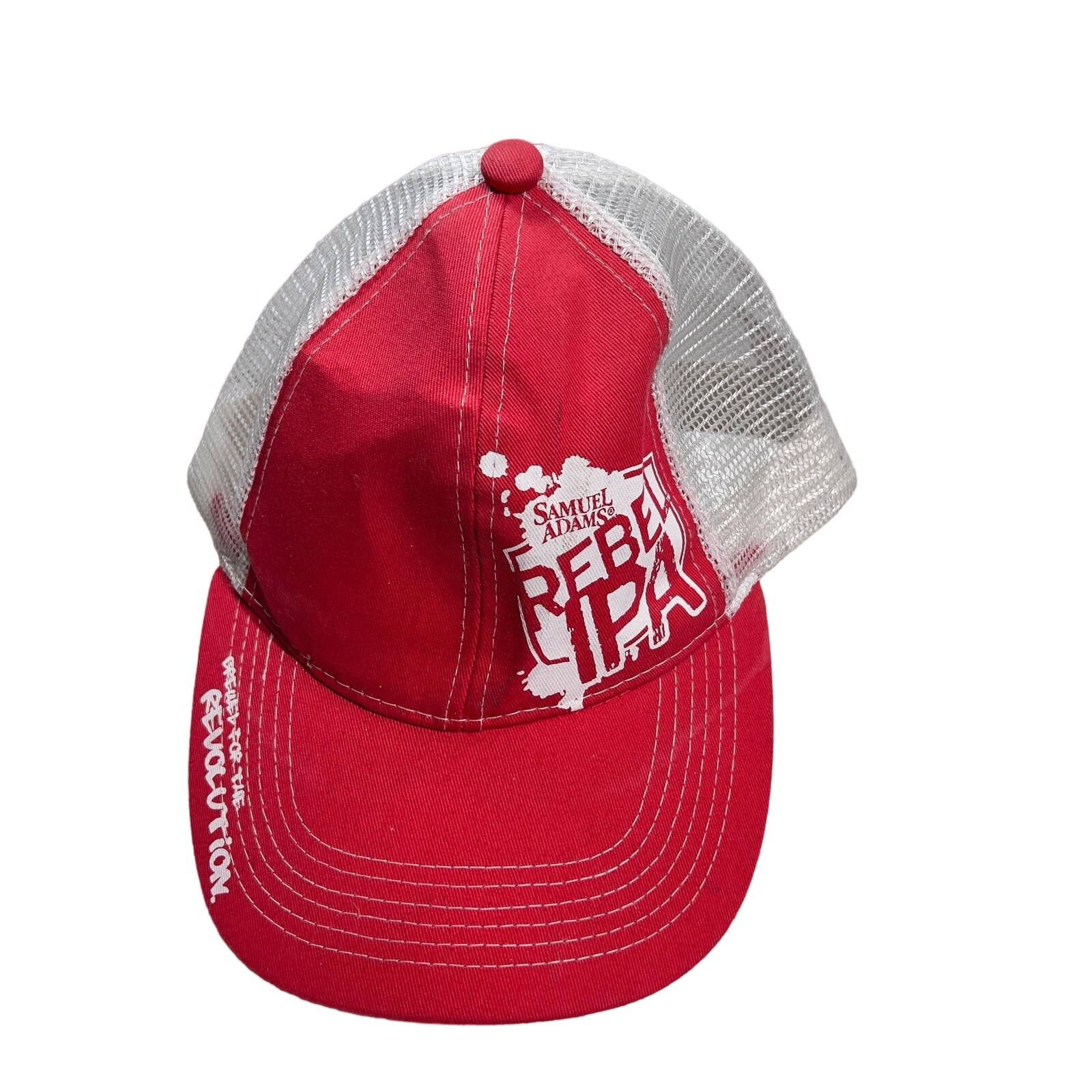 Other Samual Adams Mesh Snapback Trucker Hat Red White Logo Size ONE SIZE - 1 Thumbnail