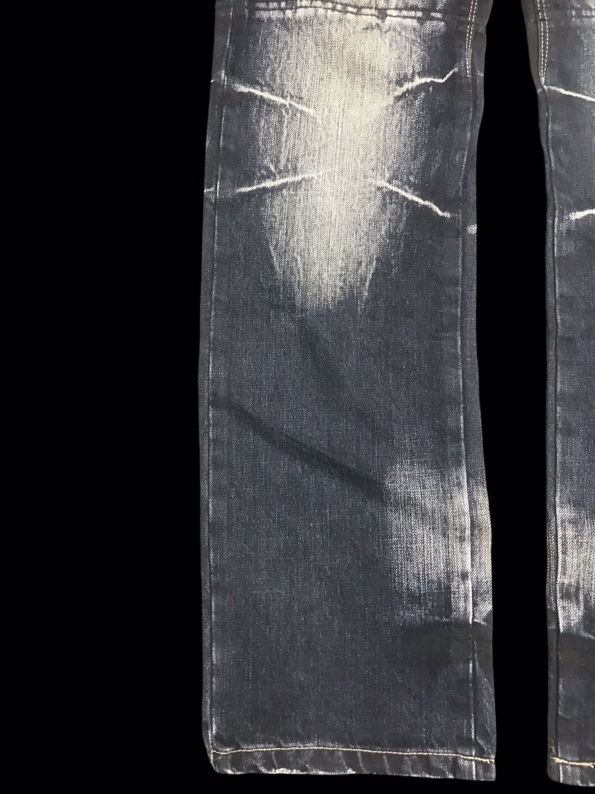 Japanese Brand PPFM Japan Double Waist Rare Fades Streetwear Denim F297 Size US 31 - 7 Thumbnail