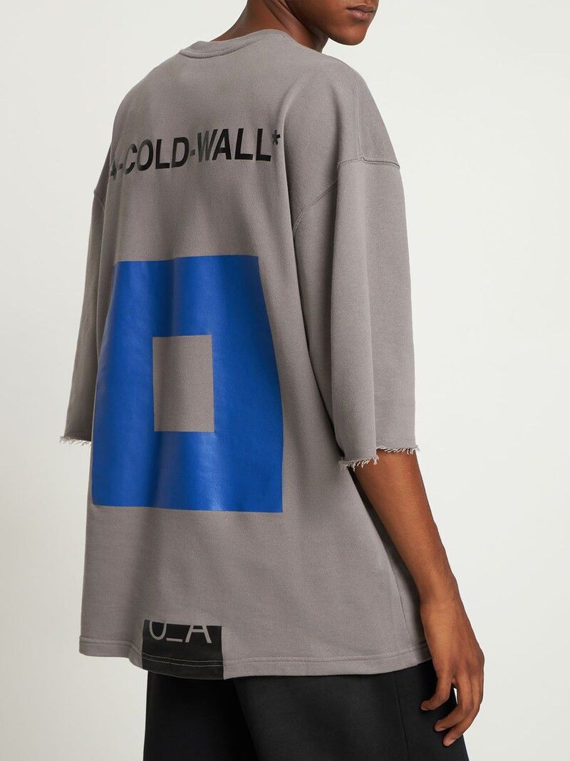 A-COLD-WALL* No Display print cotton blend t-shirt Size US M / EU 48-50 / 2 - 11 Thumbnail