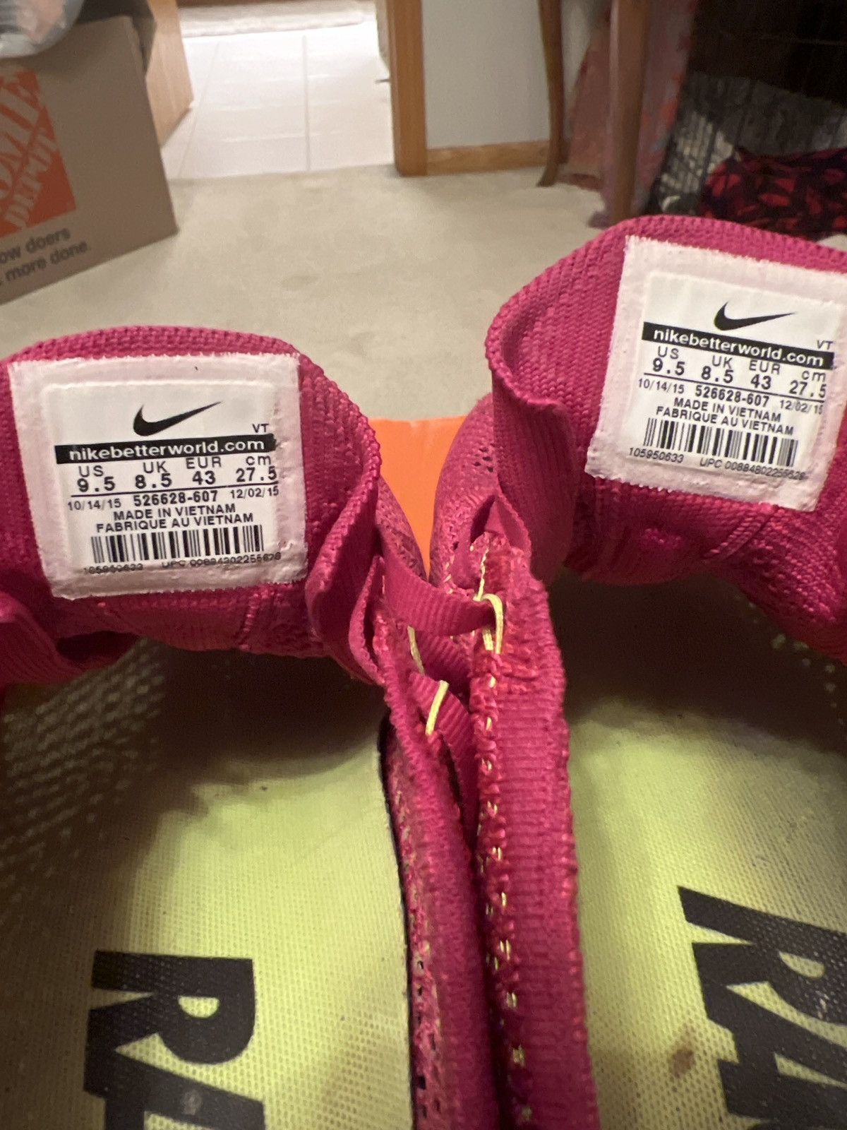 Nike Nike Flyknit Racer “Fireberry” Size US 9.5 / EU 42-43 - 5 Thumbnail