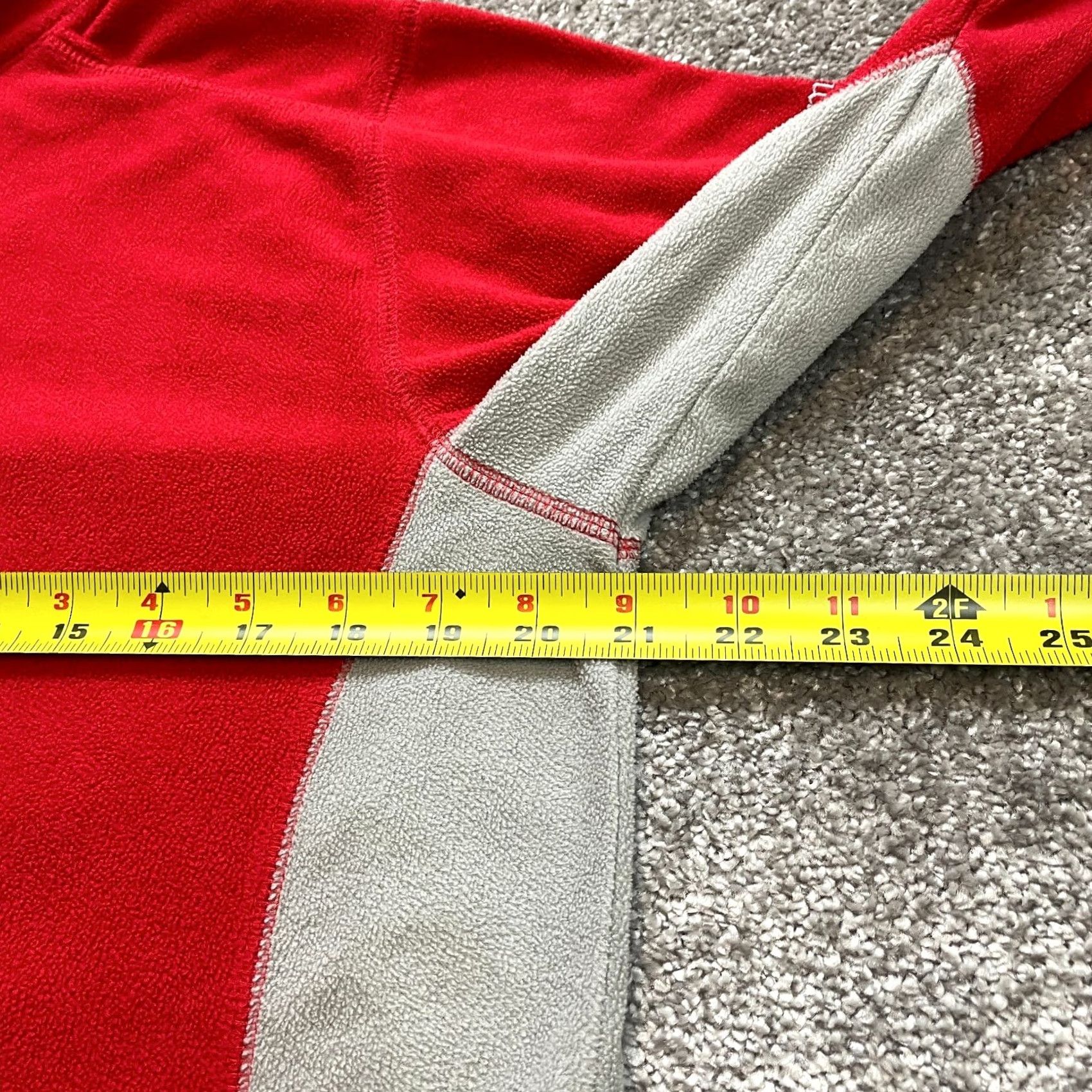 Logo 7 Columbia Jacket Mens Small Red Long Sleeve Fleece 1/4 Zip Logo Active Adult Shirt Size US S / EU 44-46 / 1 - 5 Thumbnail