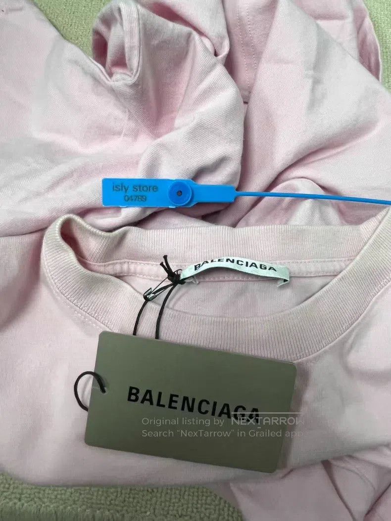 Balenciaga Balenciaga Crew Lettering Printed Short Sleeve T-Shirt Size M / US 6-8 / IT 42-44 - 5 Thumbnail